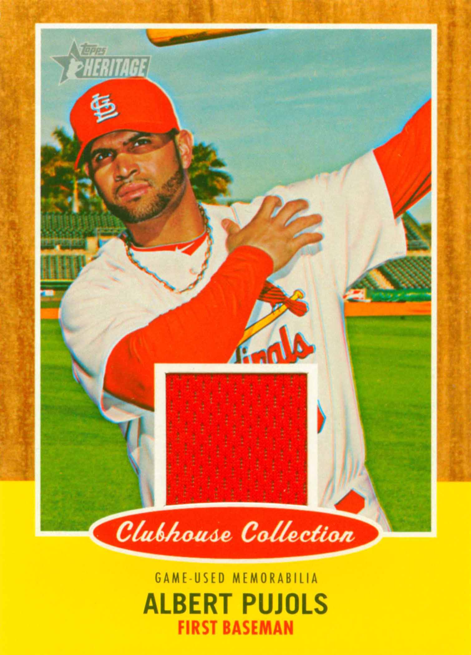 2011 Topps Heritage Clubhouse Collection Relics