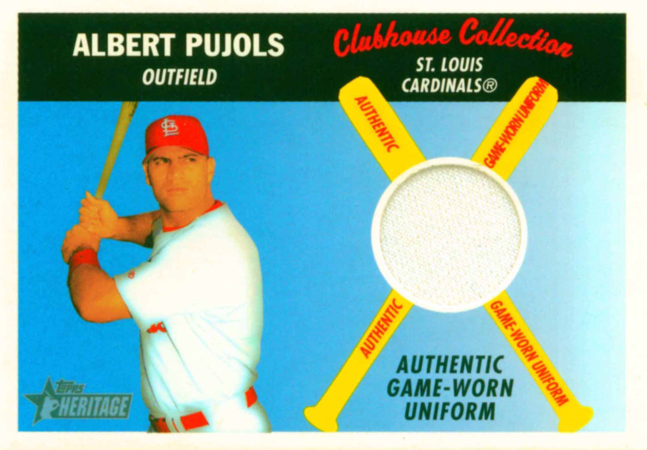 2004 Topps Heritage Clubhouse Collection Relics
