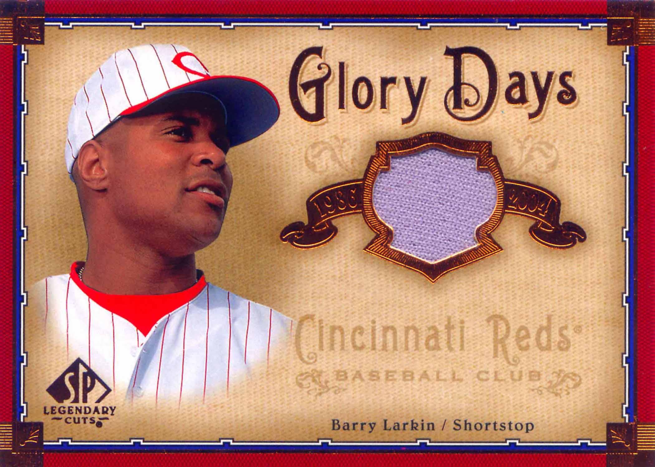 2005 SP Legendary Cuts Glory Days Material Jersey