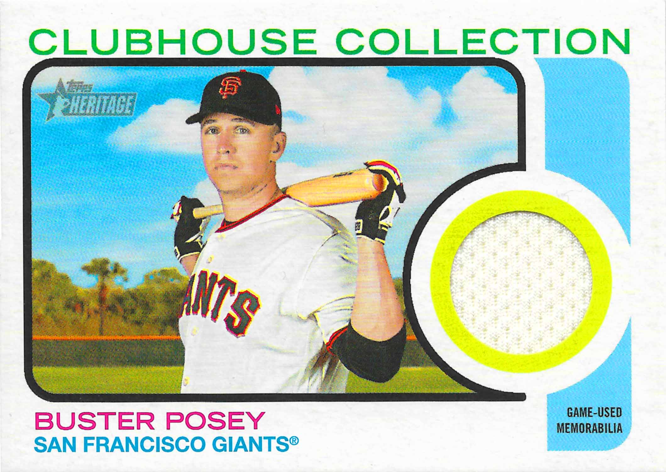 2022 Topps Heritage Clubhouse Collection Relics