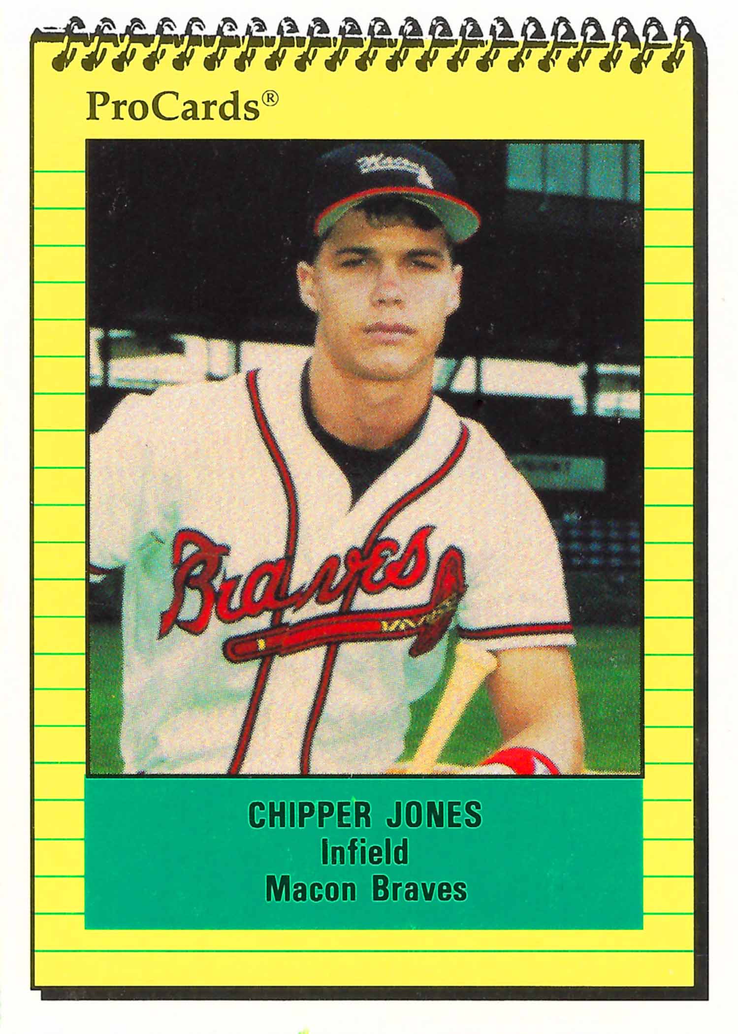 2002 Upper Deck Atlanta Braves Game Used Bats of Chipper 