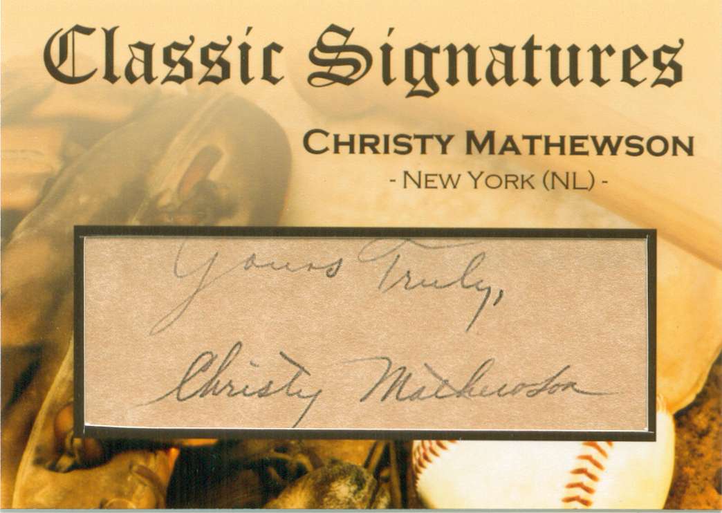 2012 Classic Signatures