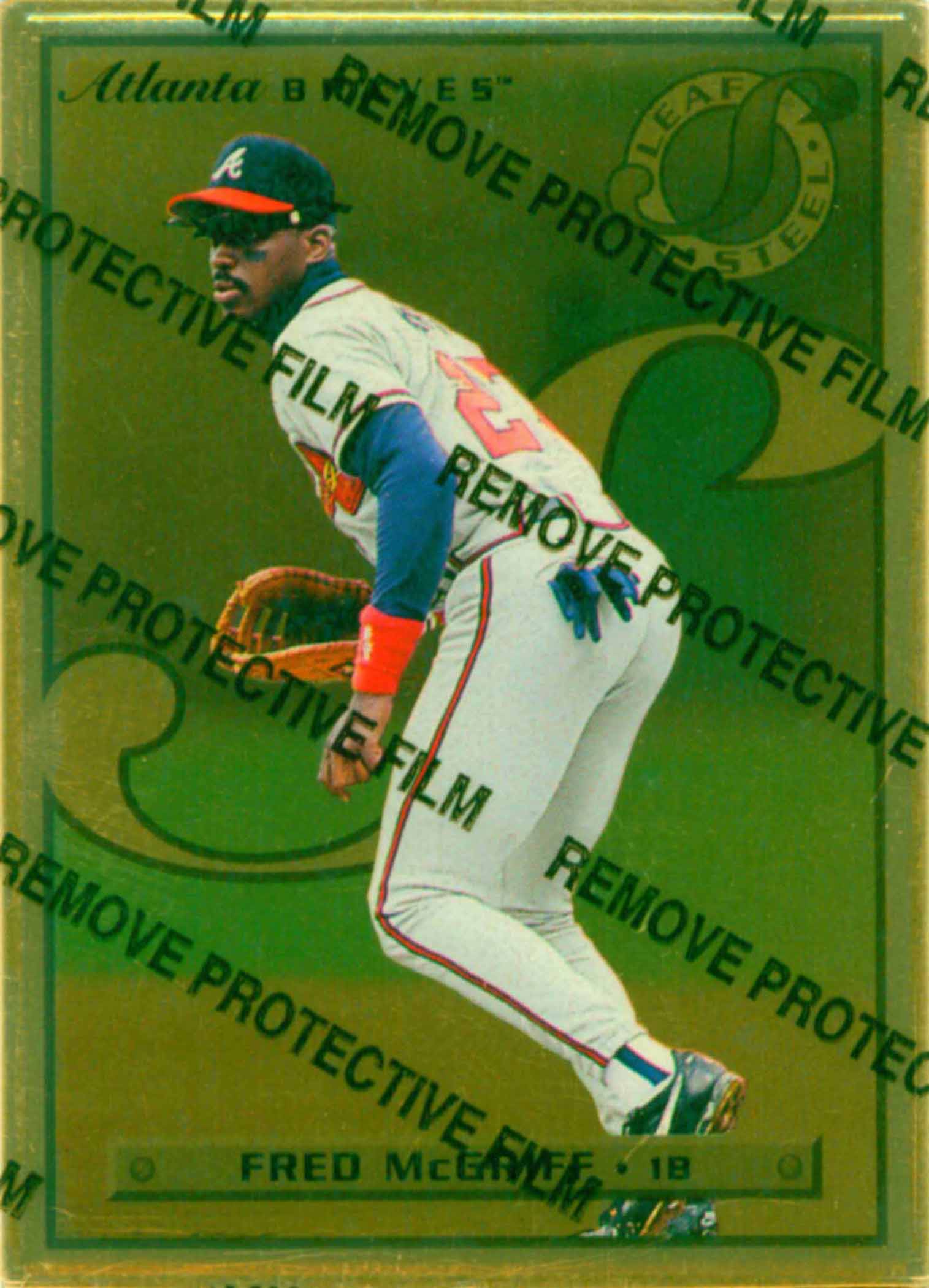 Fred McGriff Crime Dog 1998 Topps Gallery #2 Tampa Bay Devil Rays
