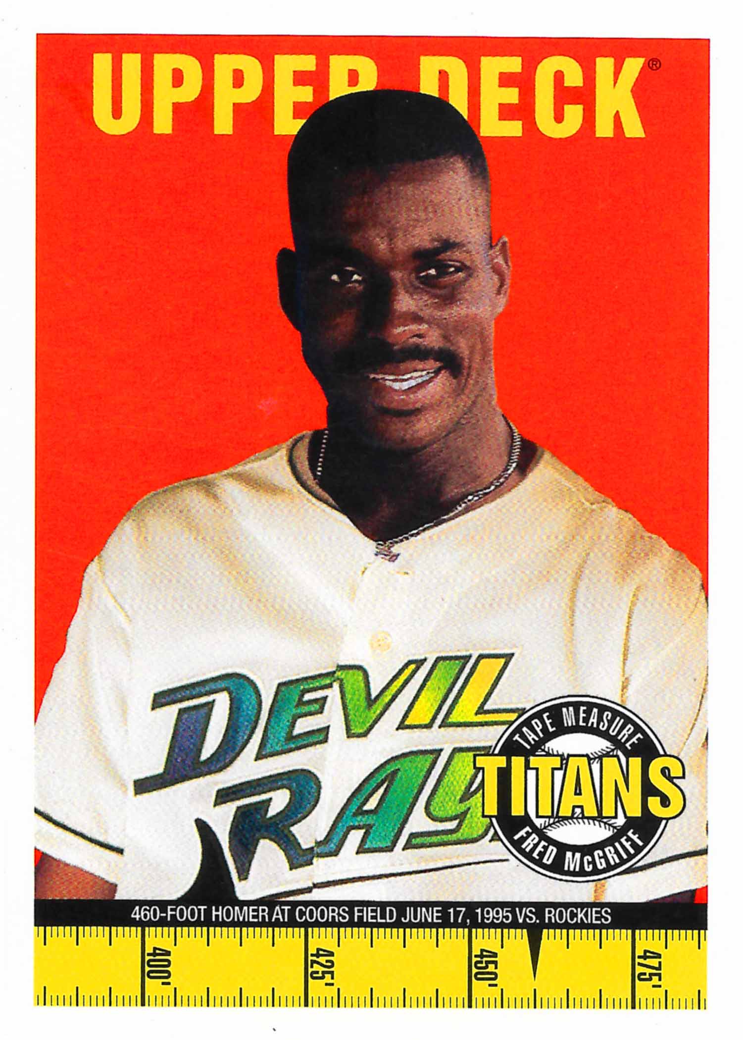 2004 Donruss Studio 188 Fred McGriff Tampa Bay Devil Rays Baseball Card