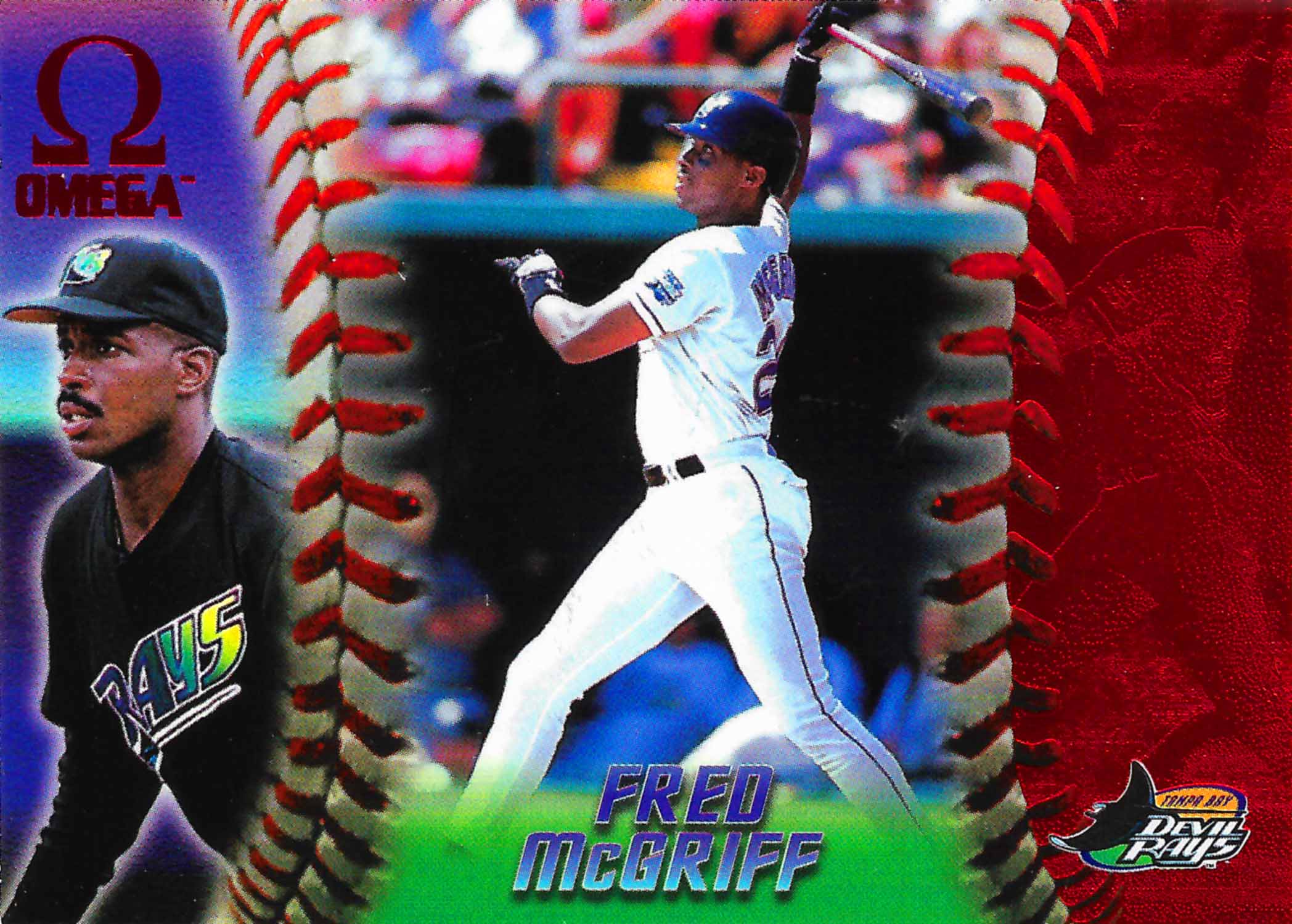 1998 Fred McGriff Game Worn Tampa Bay Devil Rays Jersey.