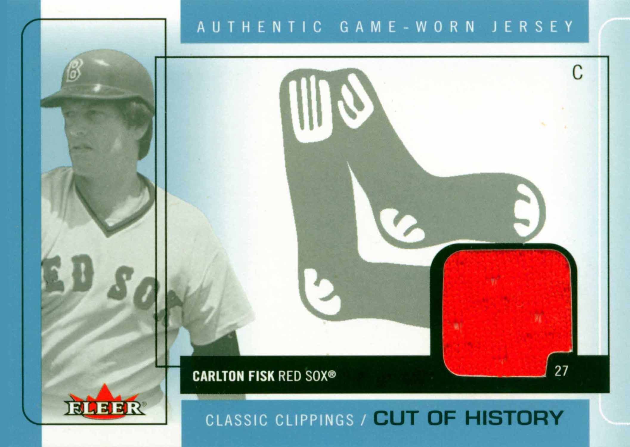 2005 Classic Clippings Cut of History Single Jersey Blue
