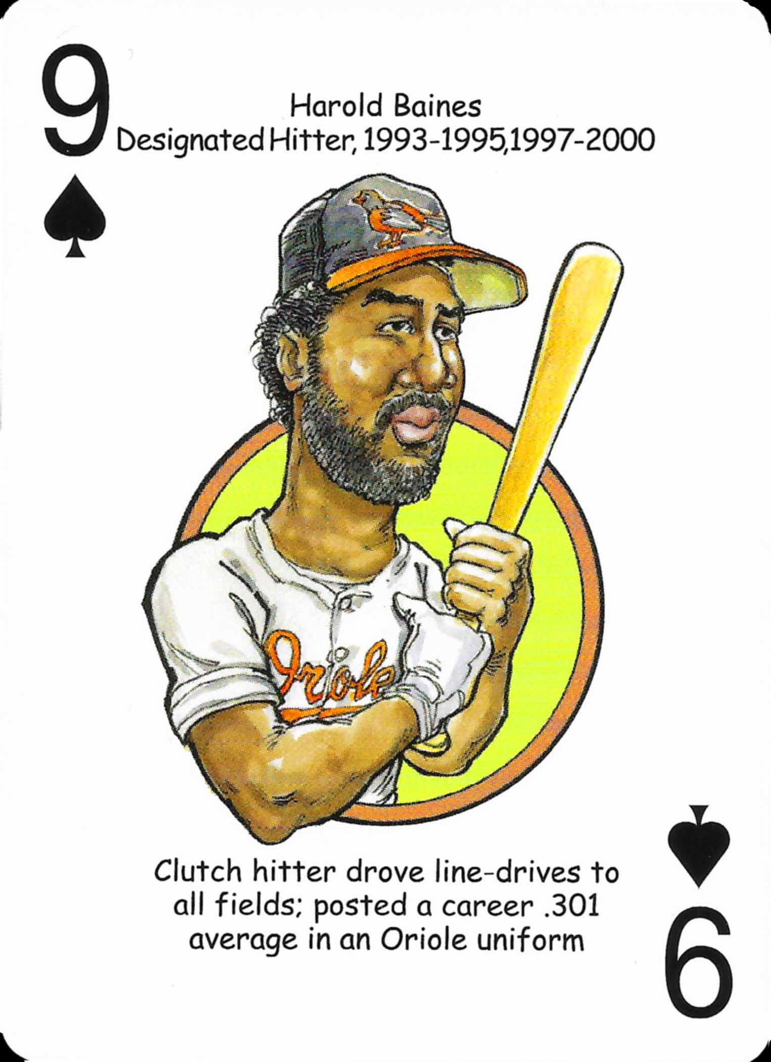 2007 Hero Decks Playing Cards Baltimore Baseball Heroes