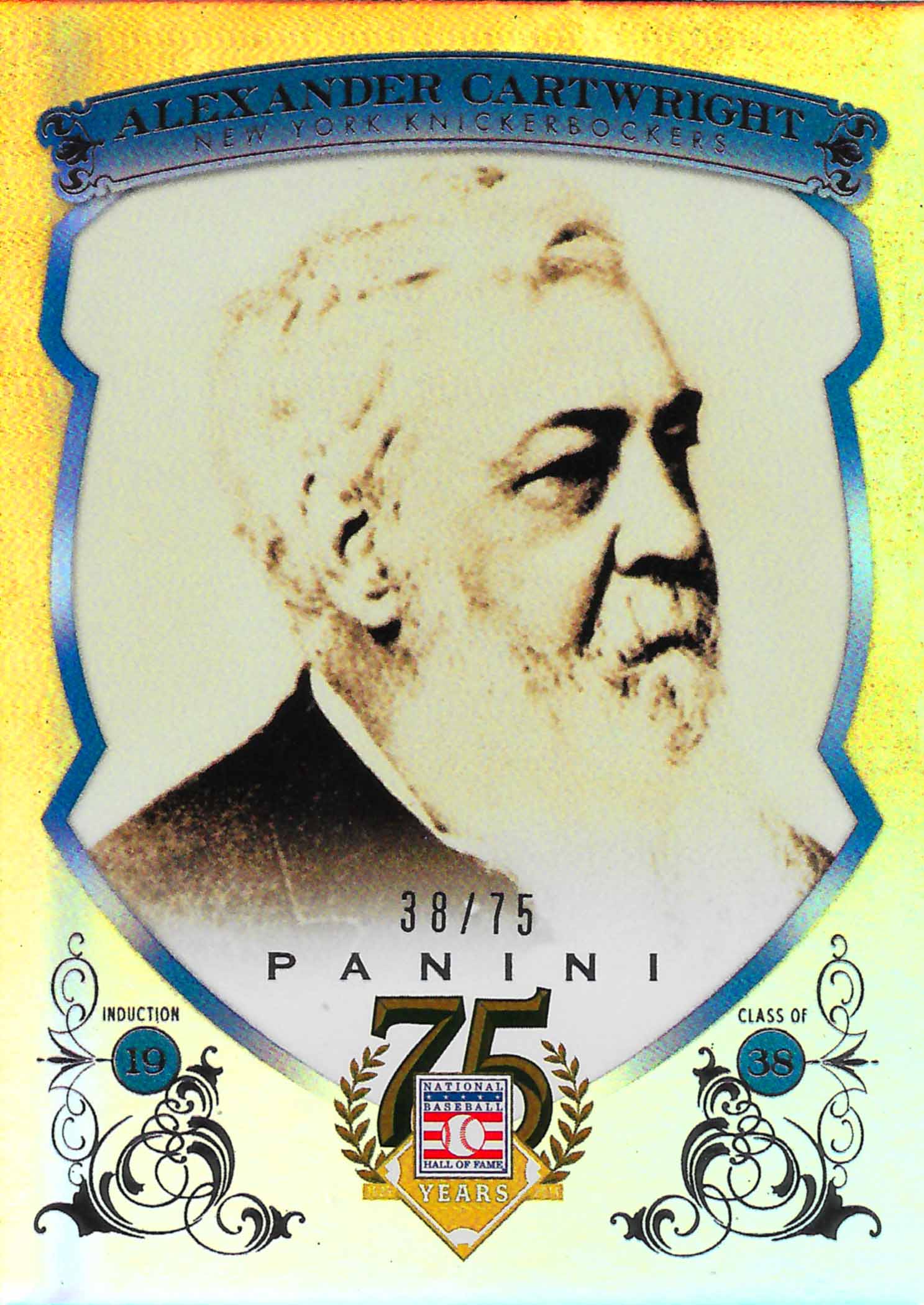 2014 Panini Hall of Fame Blue Frame