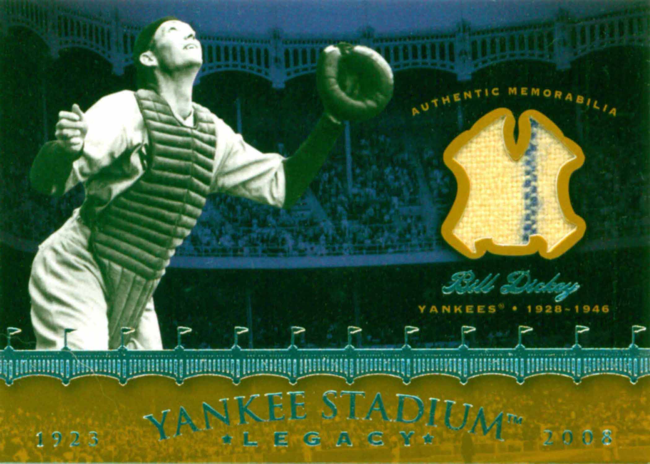 2008 Upper Deck Yankee Stadium Legacy Collection Memorabilia