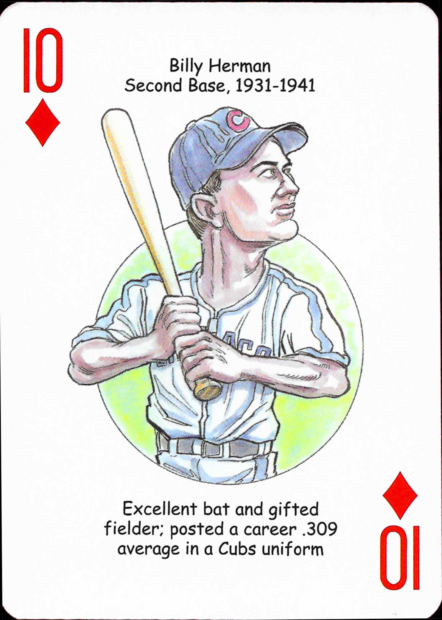 2006 Hero Decks Playing Cards Chicago Baseball Heroes