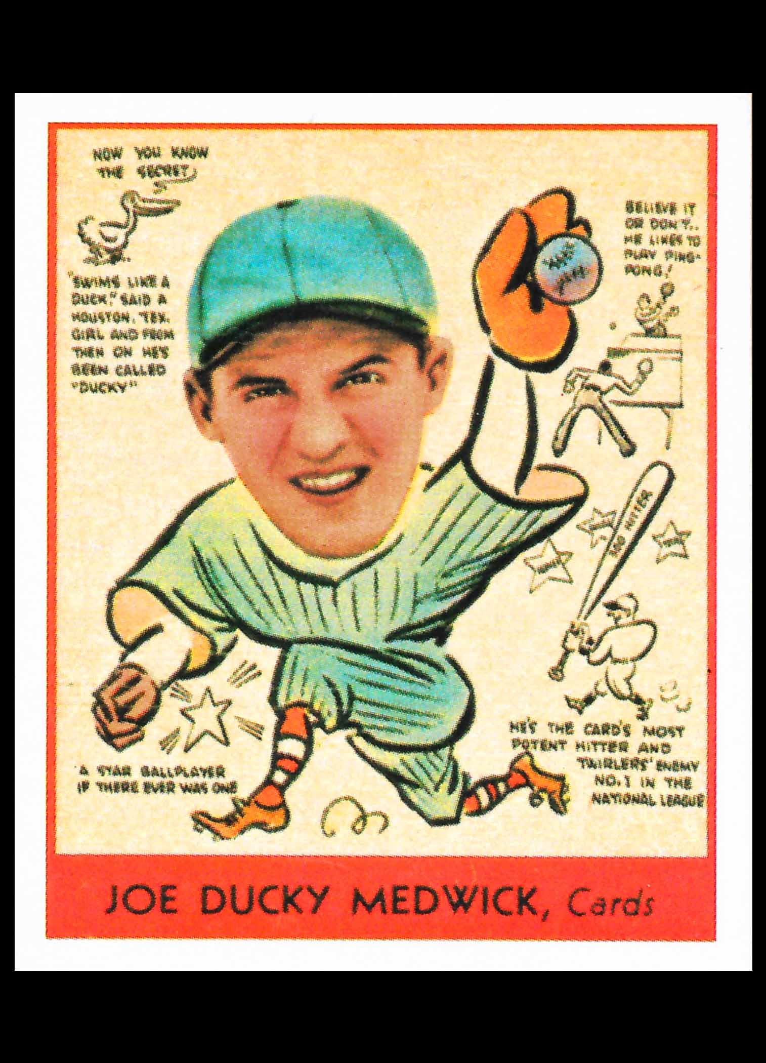 1985 Goudey Heads Up 1938 Reprints