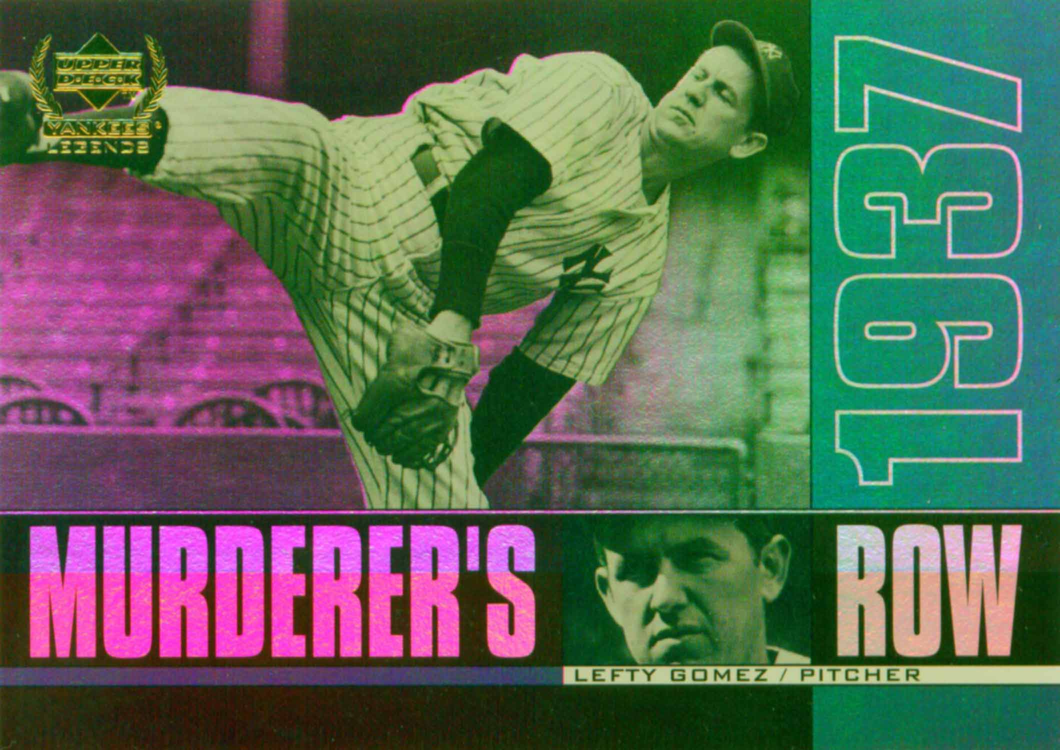 2000 Upper Deck Yankees Legends Murderer's Row