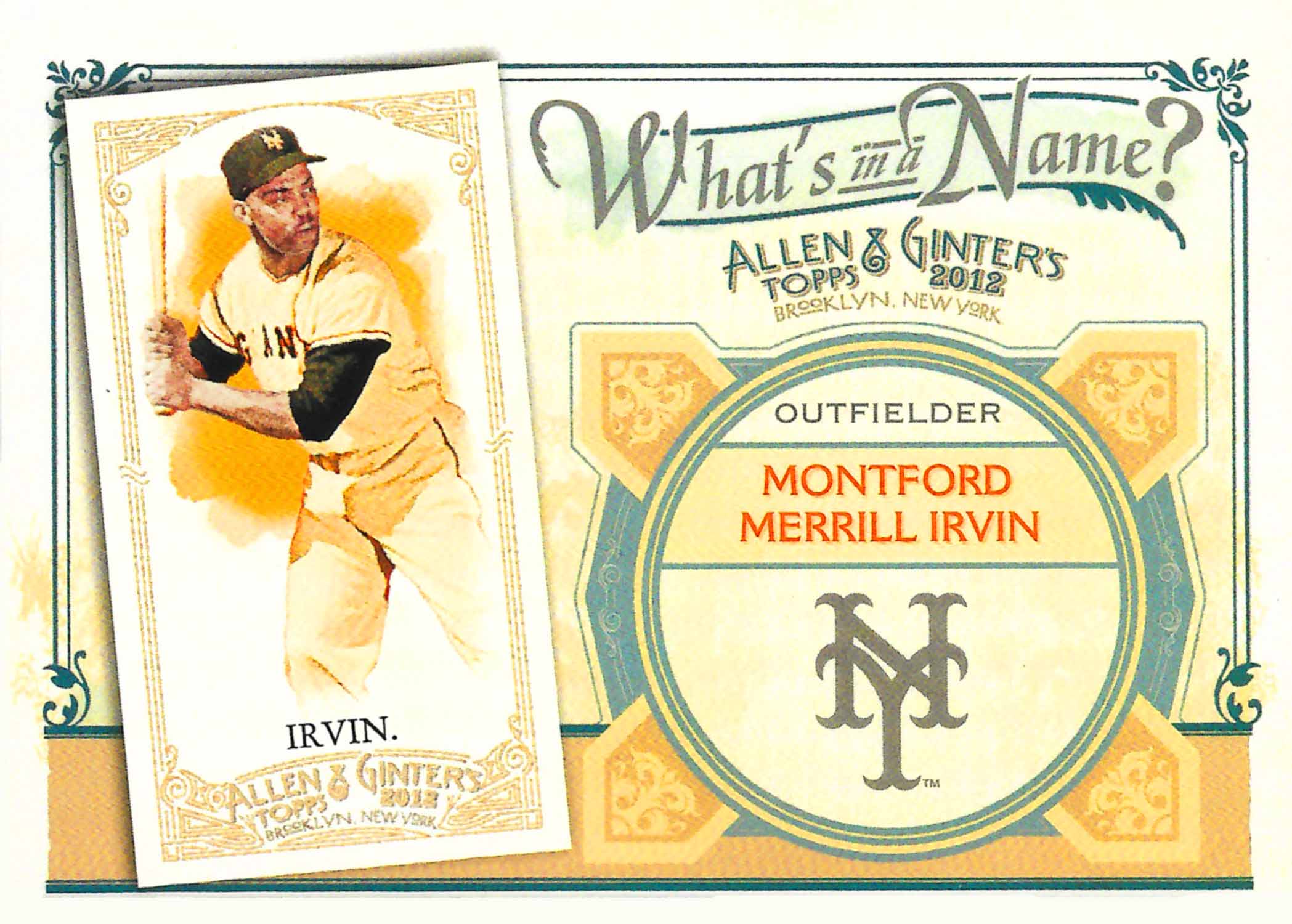 2012 Topps Allen and Ginter What's in a Name?