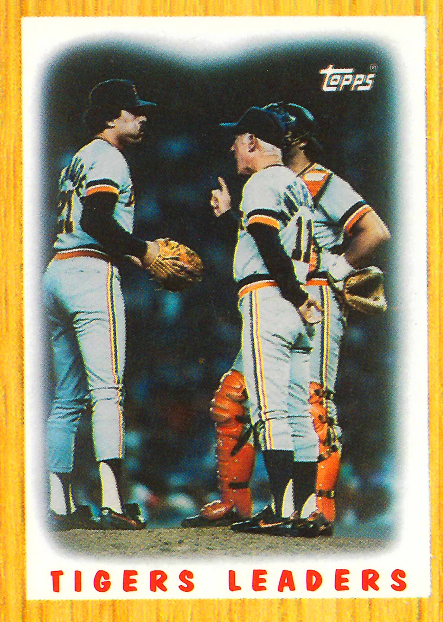 1987 Topps Tiffany Tigers Leaders