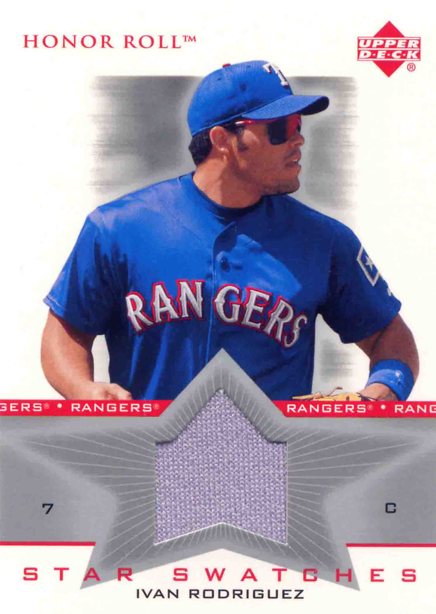 2002 Upper Deck Honor Roll Star Swatches Game Jersey
