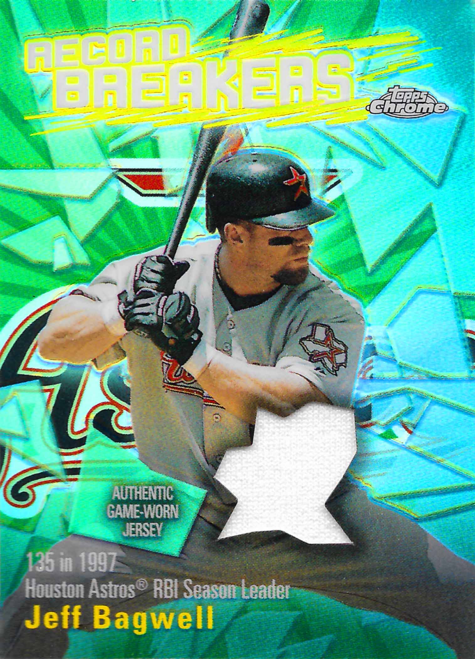 2005 Donruss Champions JEFF BAGWELL IMPRESSIONS JERSEY ASTROs