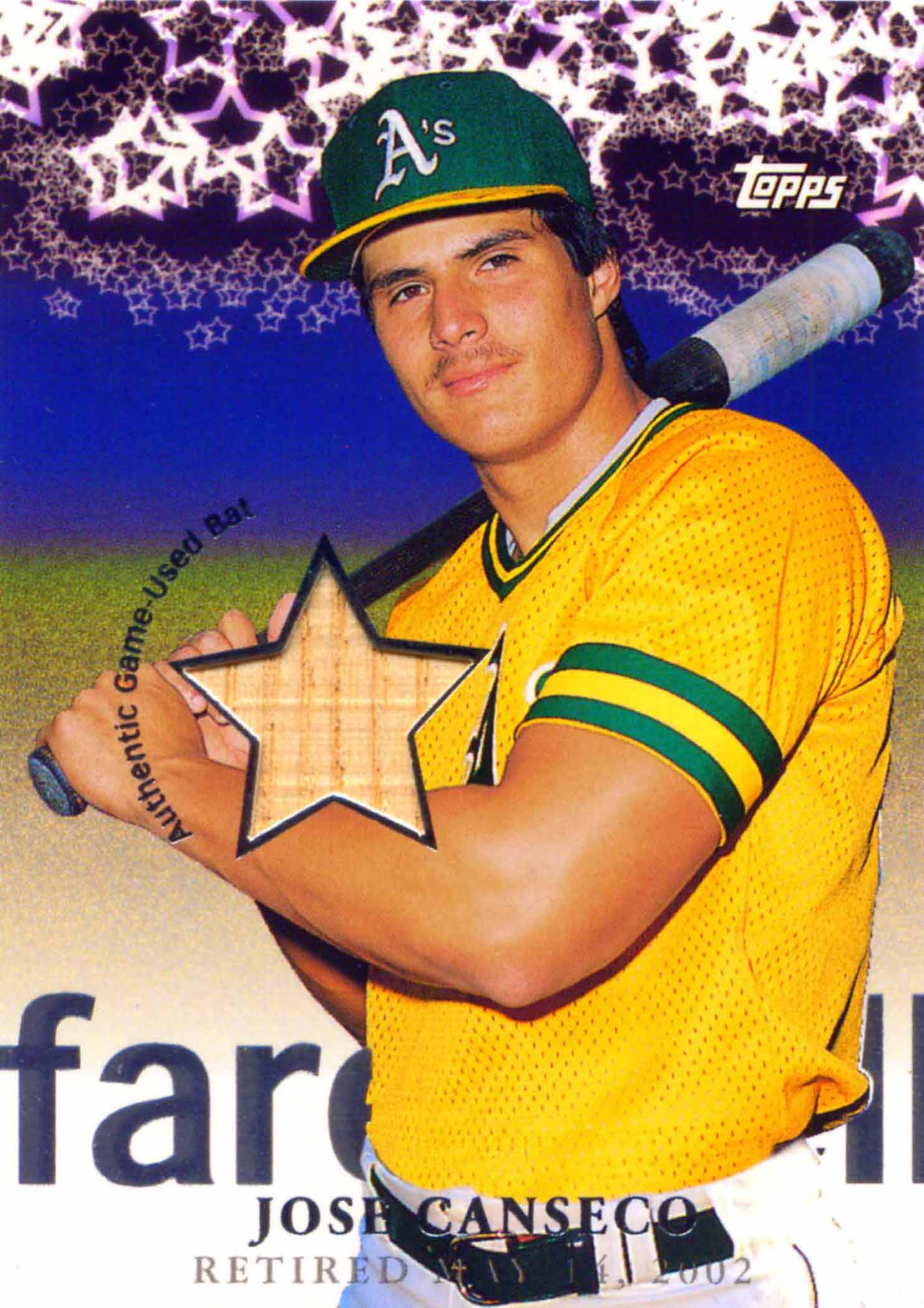 Jose Canseco Signed 1988 Mother's Cookies Baseball Card - Oakland A's –  PastPros