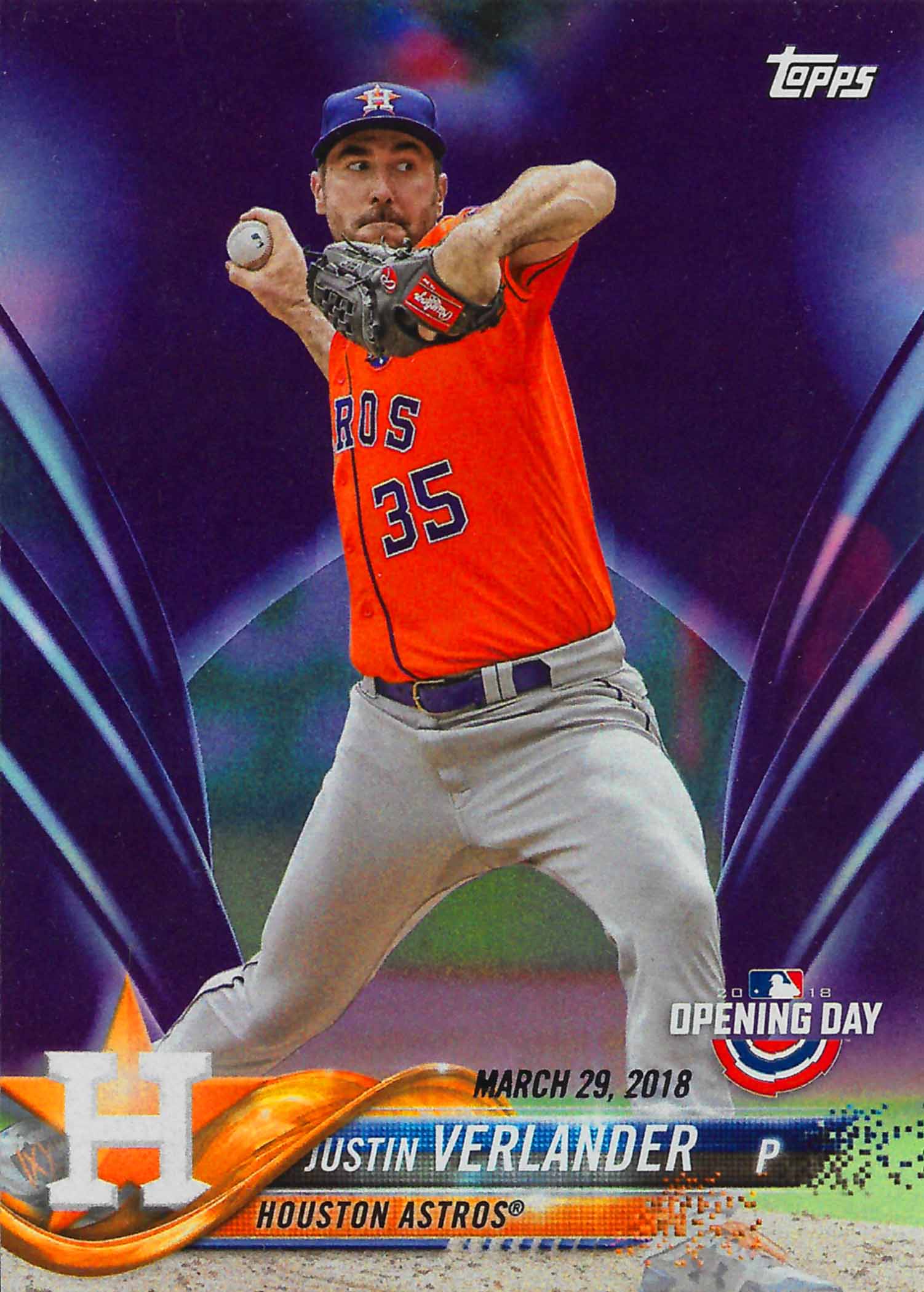 2018 Topps Opening Day Purple