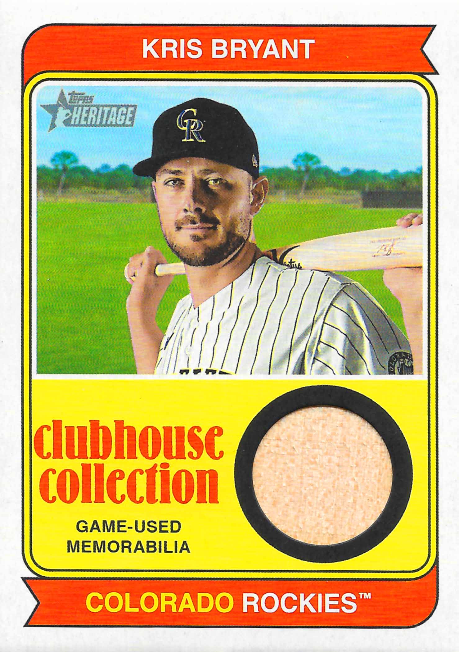 2023 Topps Heritage Clubhouse Collection Relics