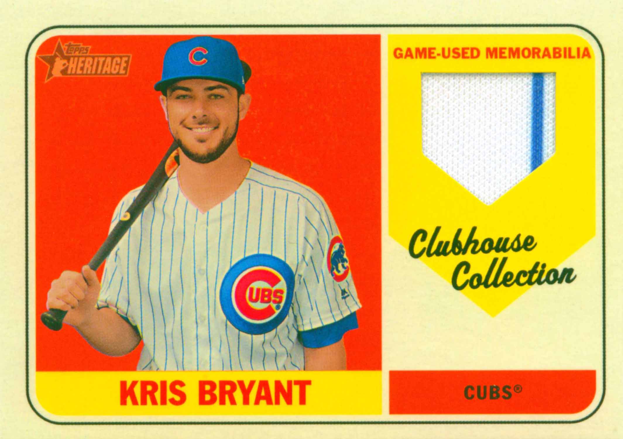 2018 Topps Heritage High Numbers Clubhouse Collection Relics