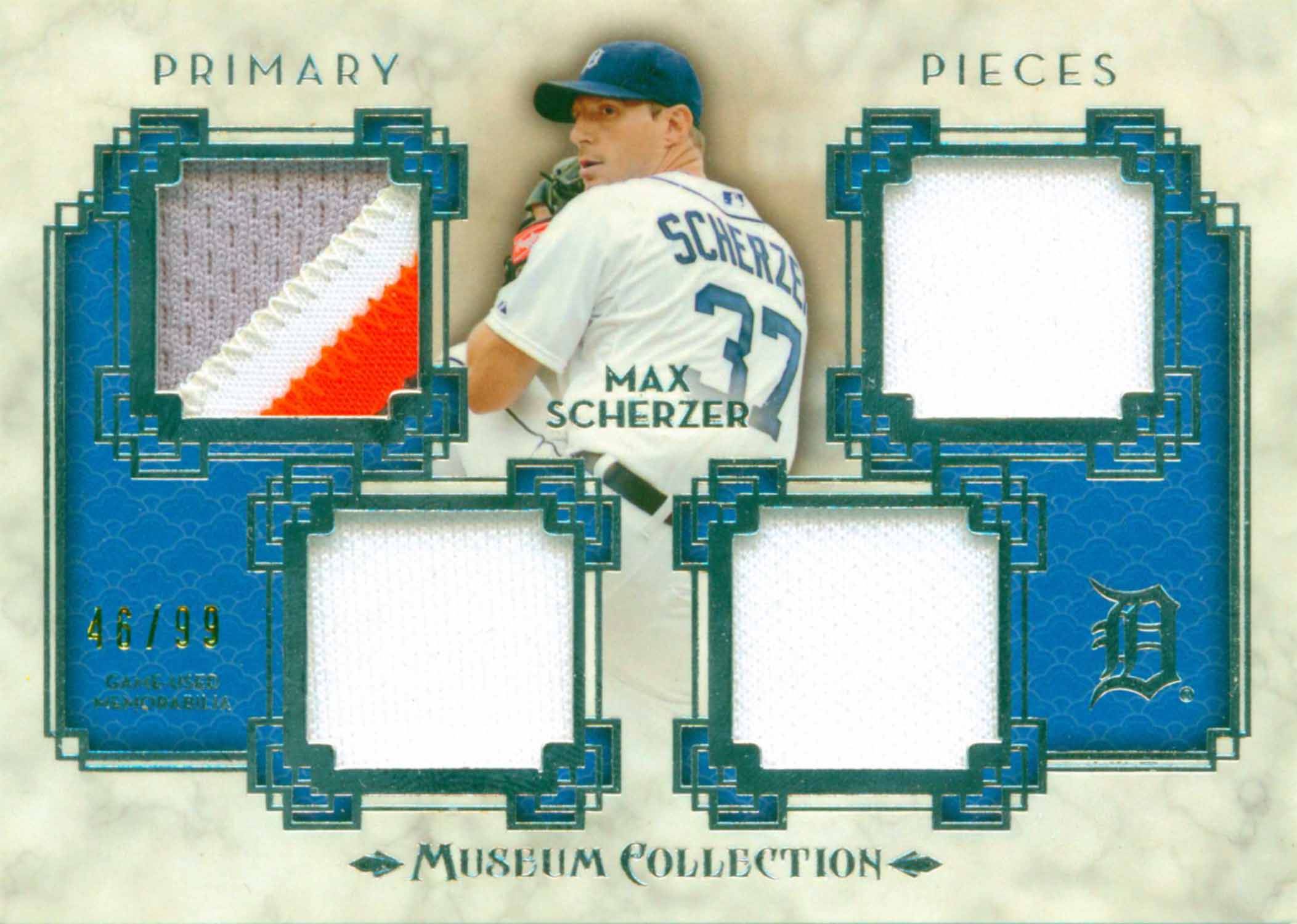 2014 Topps Museum Collection Primary Pieces Quad Relics