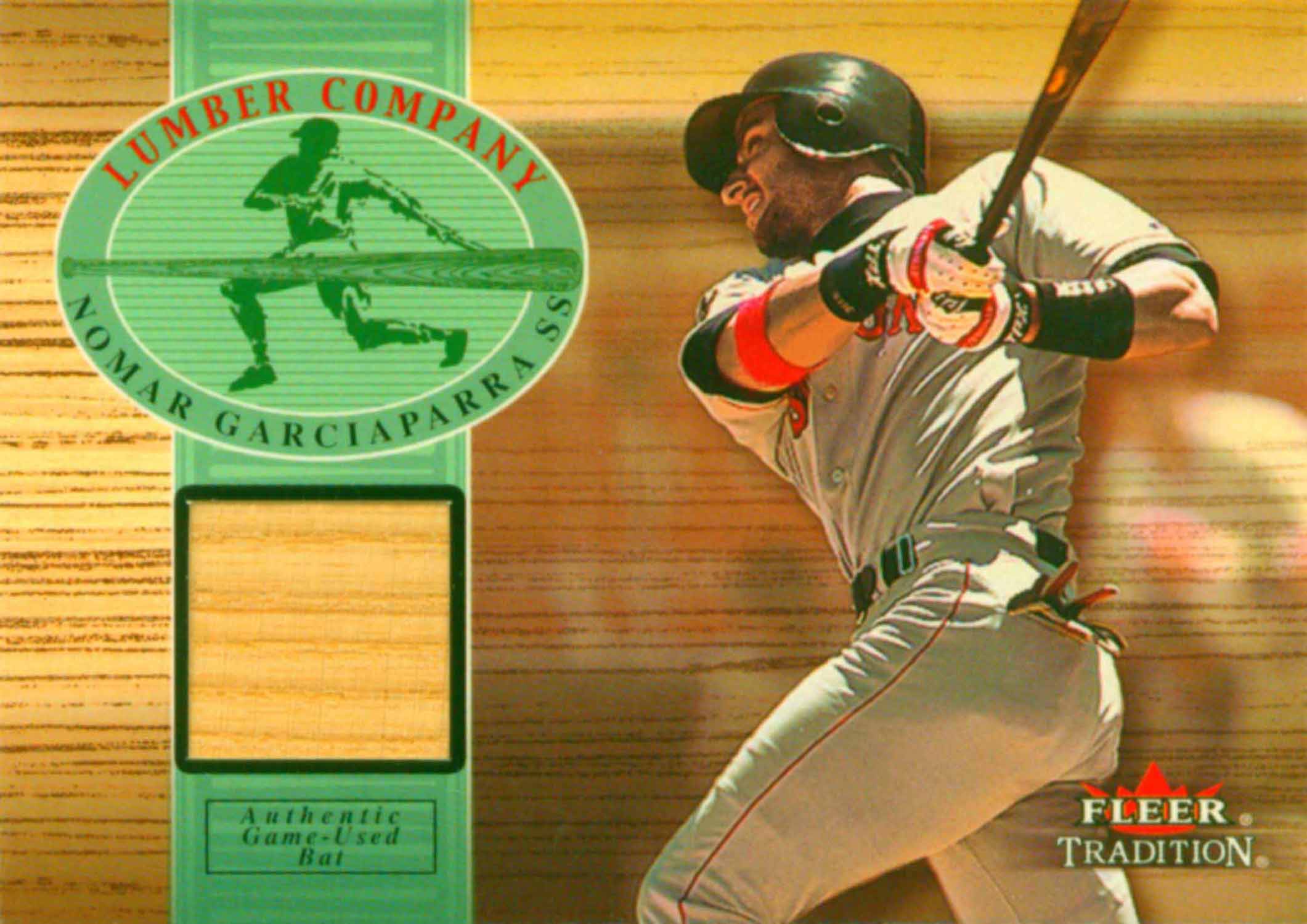 2002 Fleer Tradition Lumber Company Game Bat