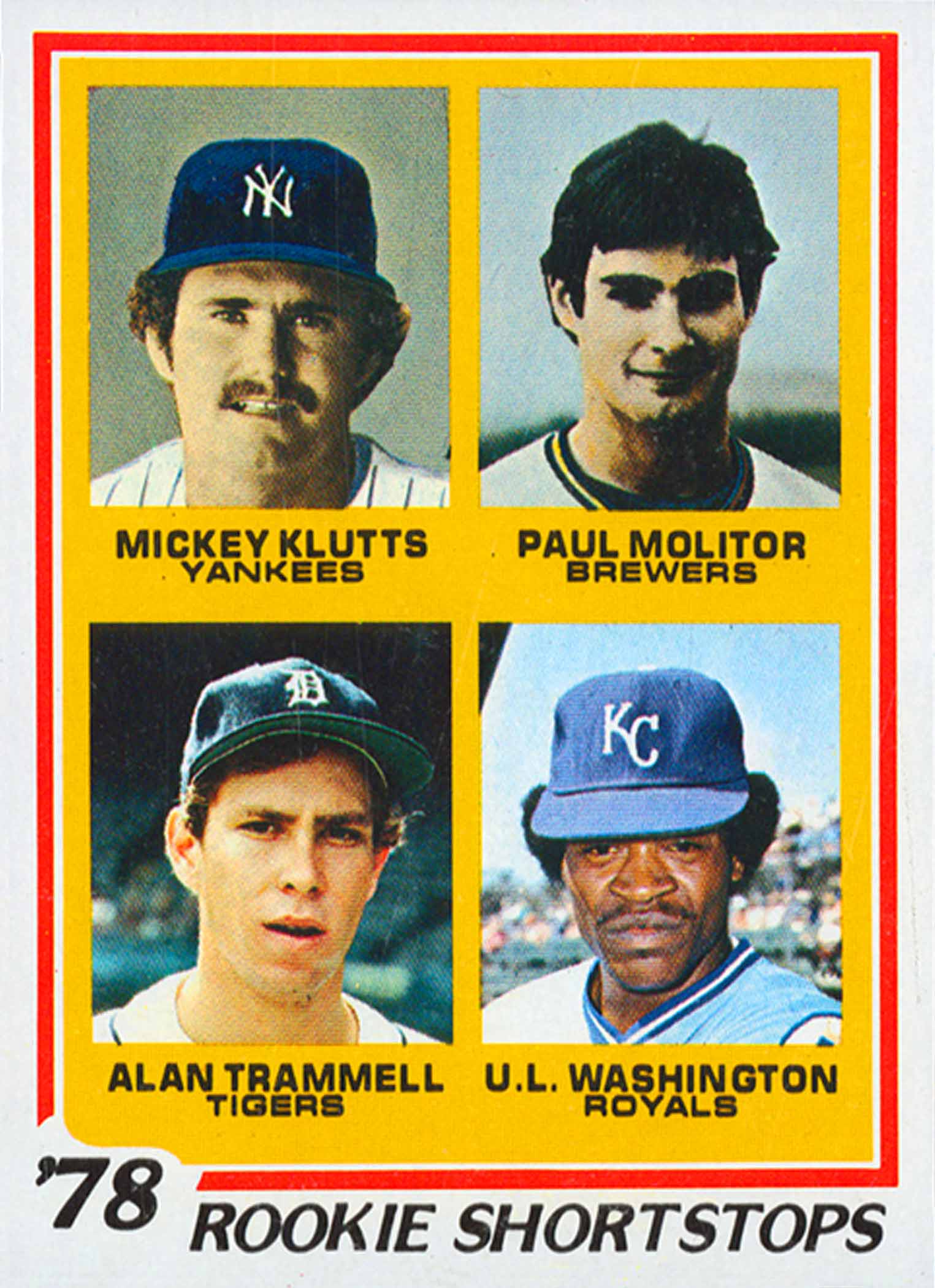 1978 Topps Rookie Shortstops