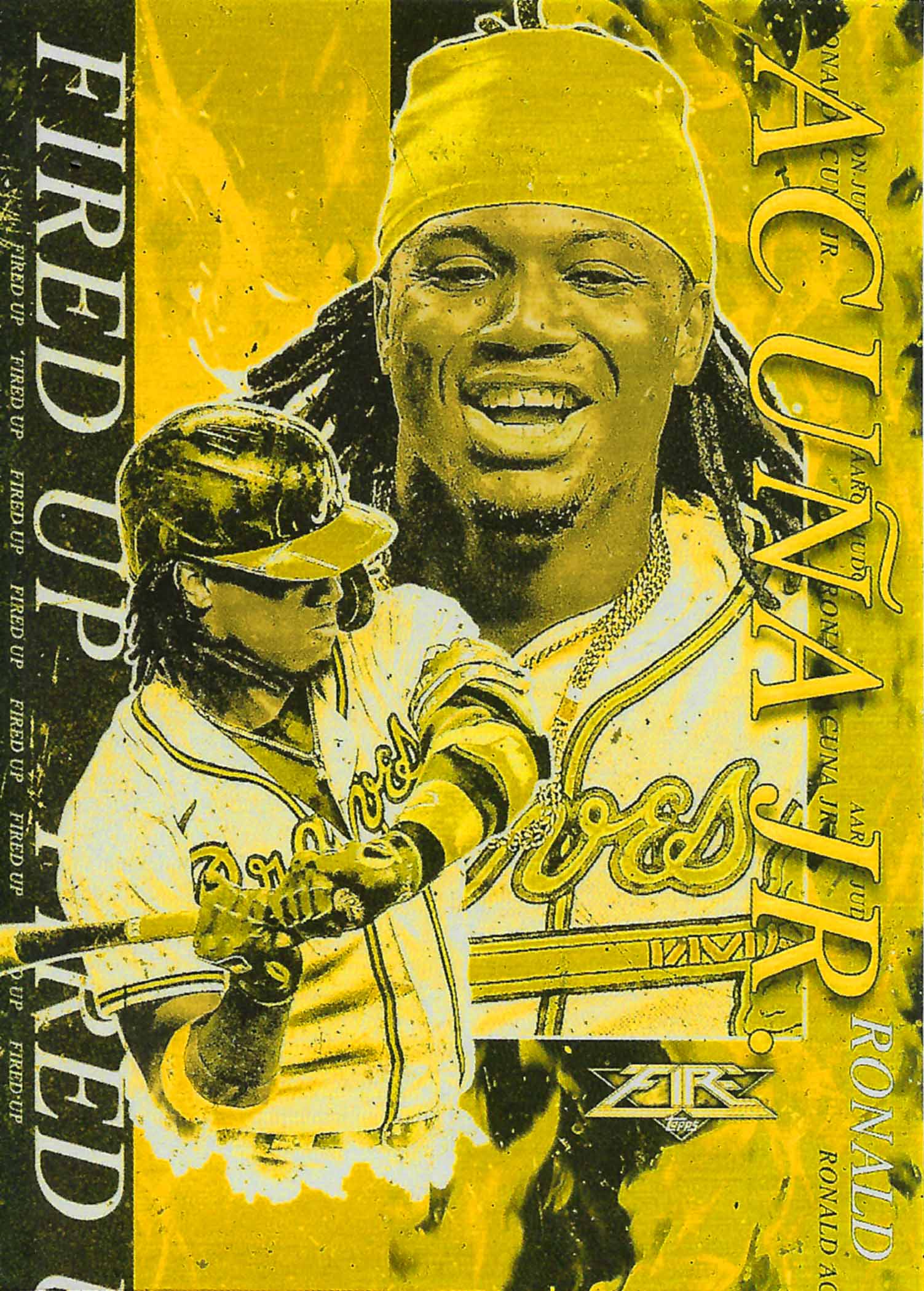 2021 Topps Fire Fired Up Gold Minted