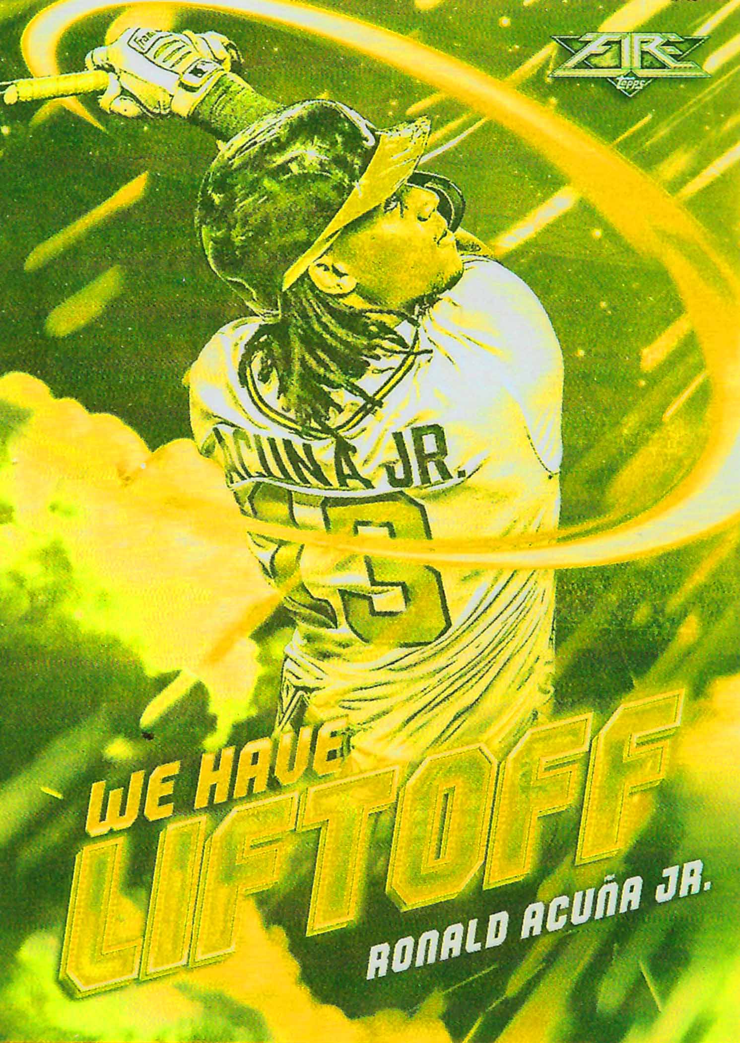 2021 Topps Fire We Have Liftoff Gold Minted