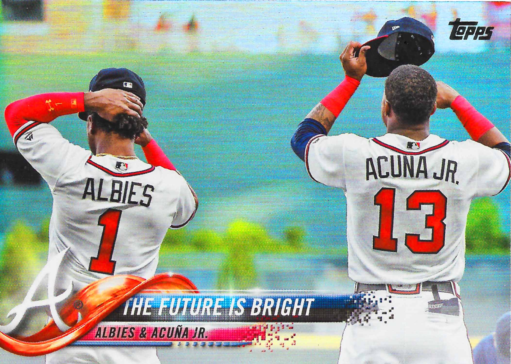 2018 Topps Update Rainbow Foil The Future is Bright