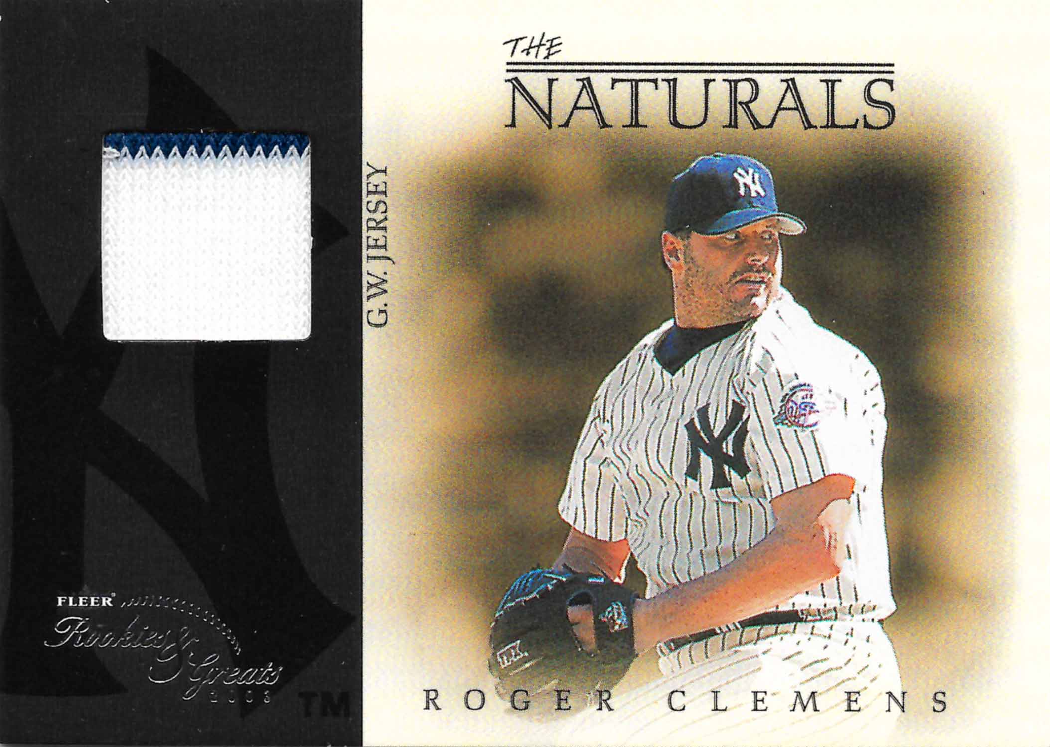 2003 Fleer Rookies and Greats Naturals Game Used Jersey