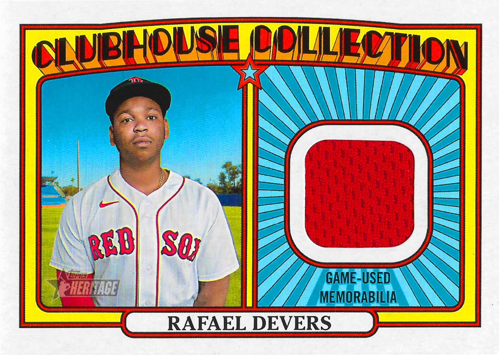 2021 Topps Heritage High Numbers Clubhouse Collection Relics