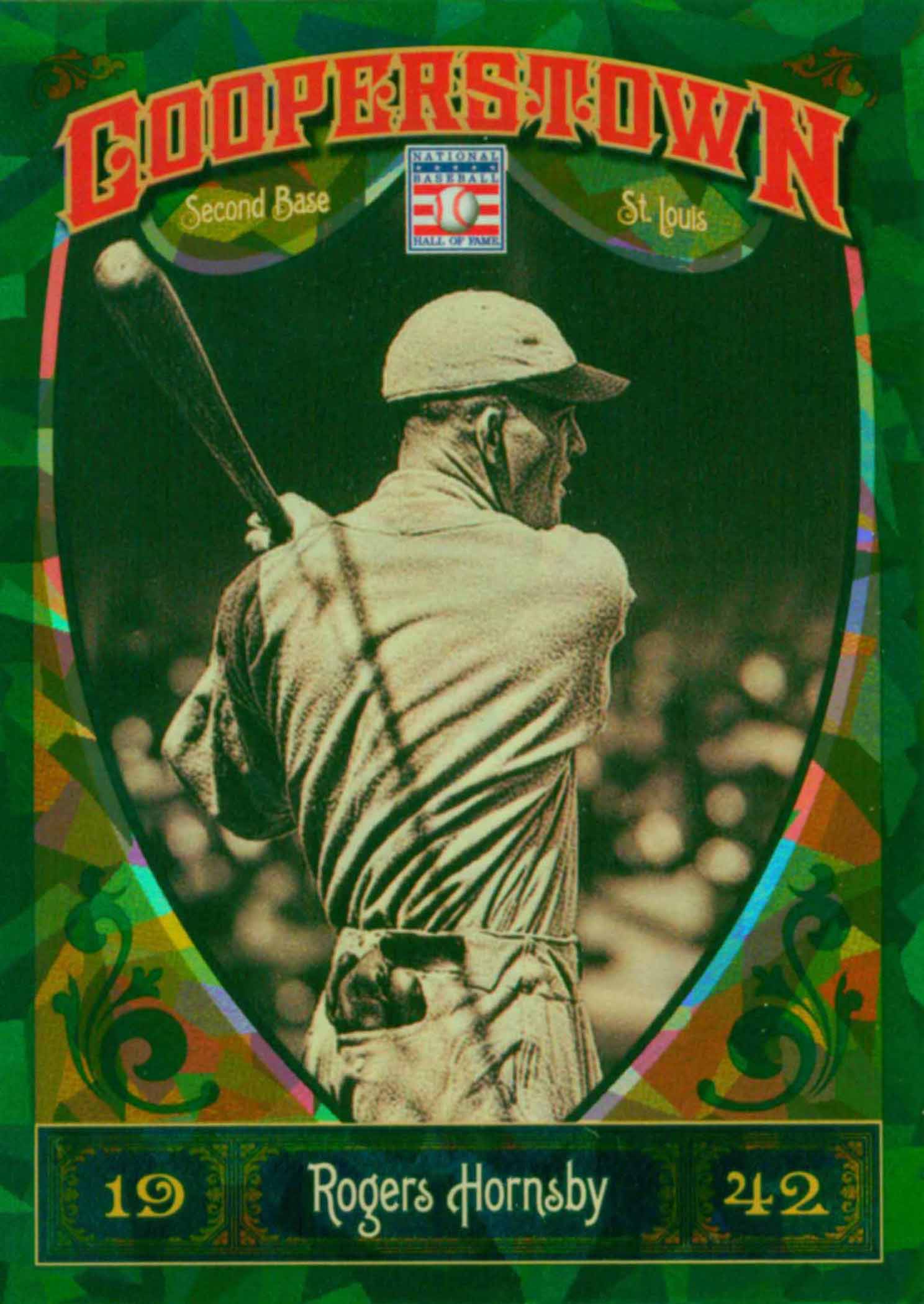 2013 Panini Cooperstown Green Crystal