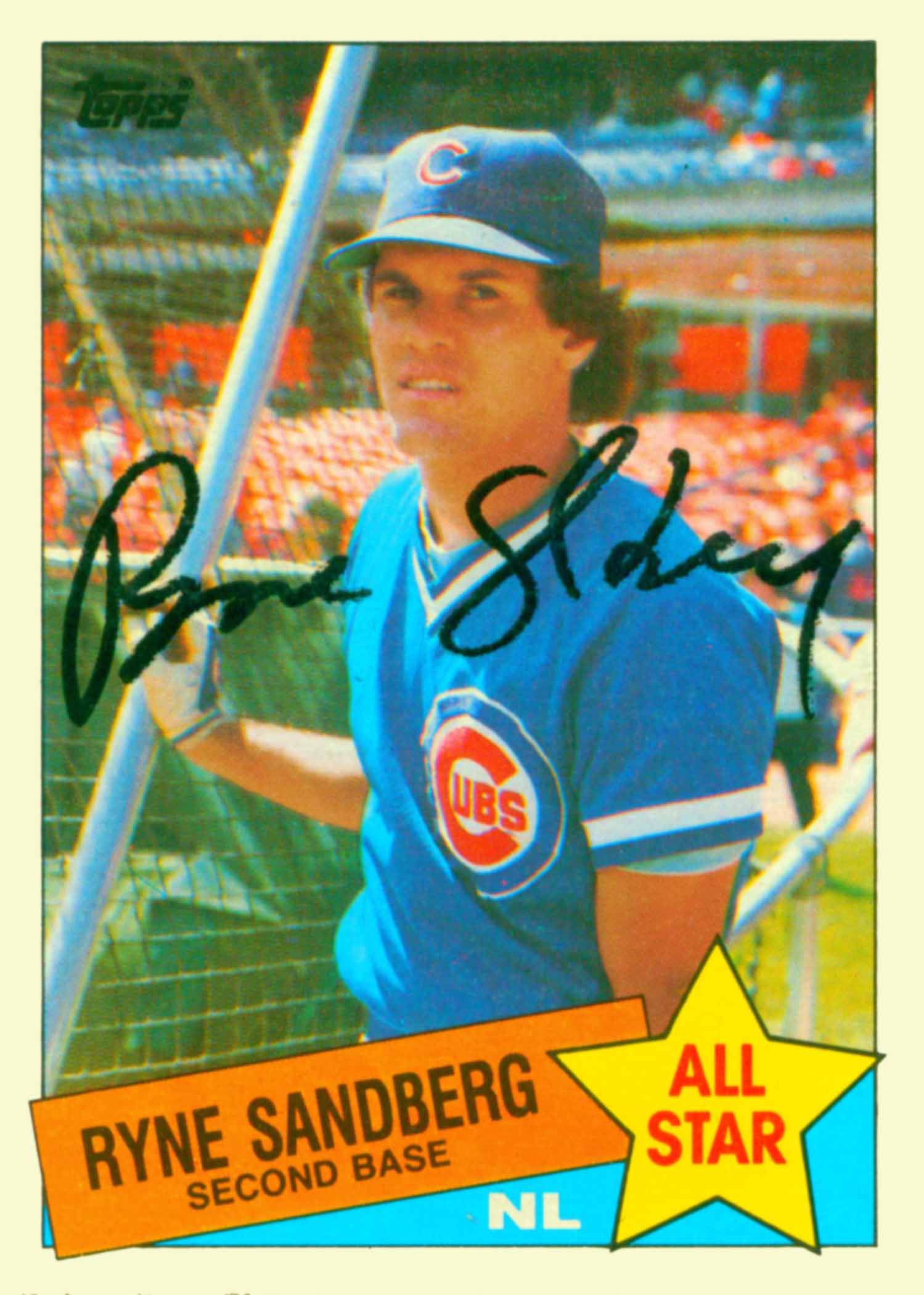 1985 Topps All-Star Autographed