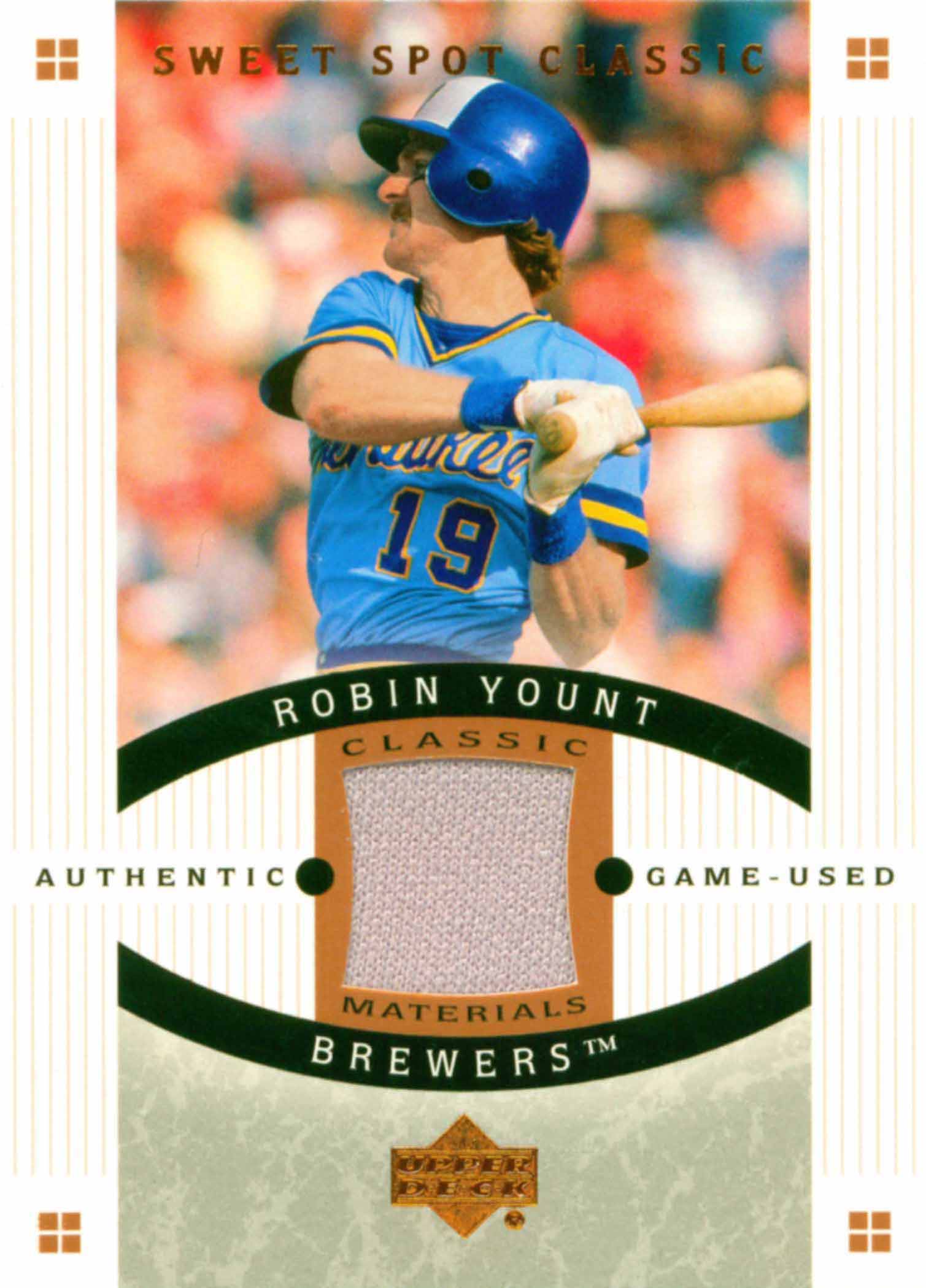 1991 Robin Yount Game Worn Milwaukee Brewers Jersey.  Baseball, Lot  #81407