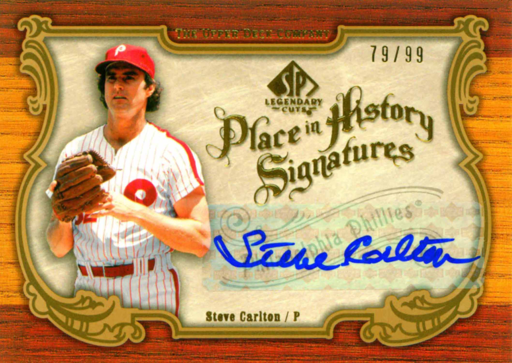 2006 SP Legendary Cuts Place in History Autographs