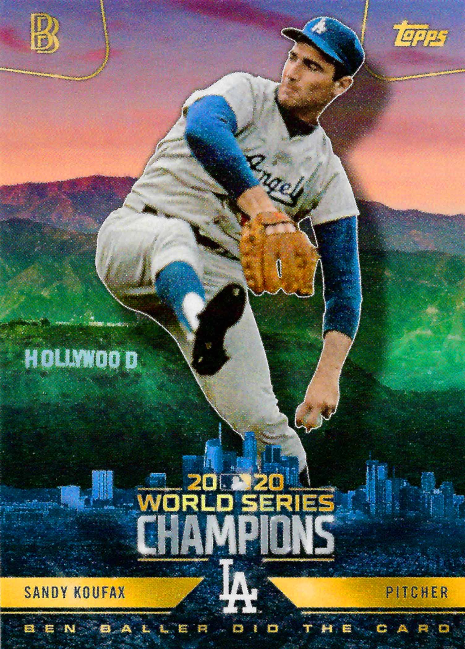 2020 Dodgers Topps x Ben Baller World Series Champions