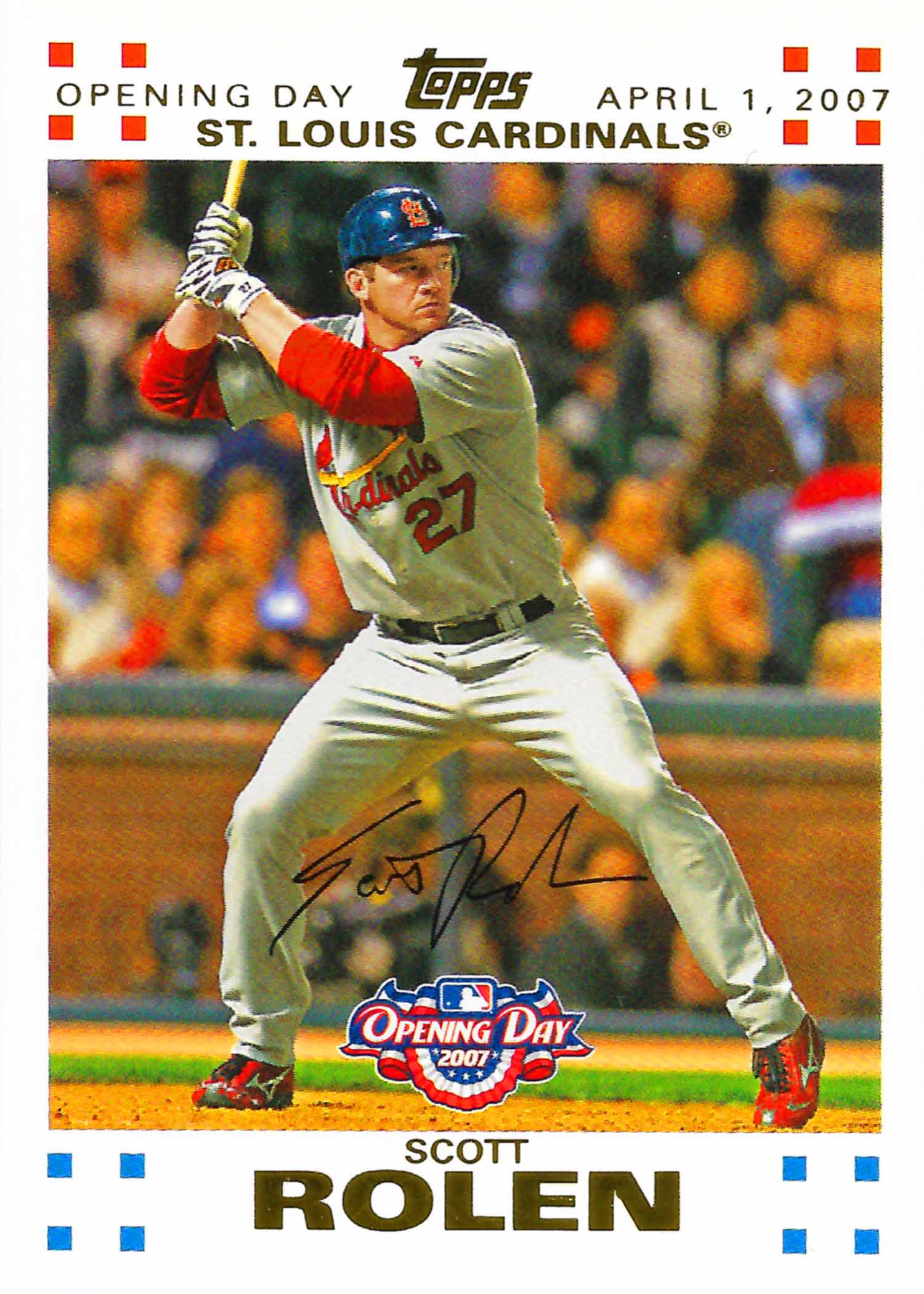 2007 Topps Opening Day Gold