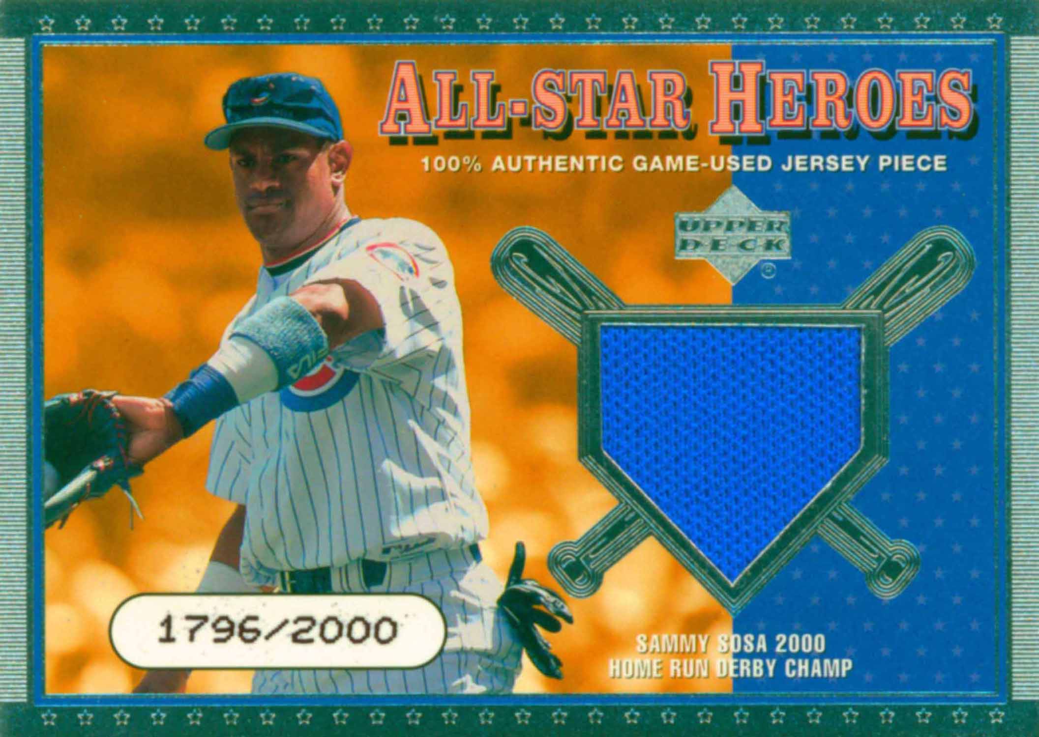 2001 Upper Deck All-Star Heroes Memorabilia Jersey