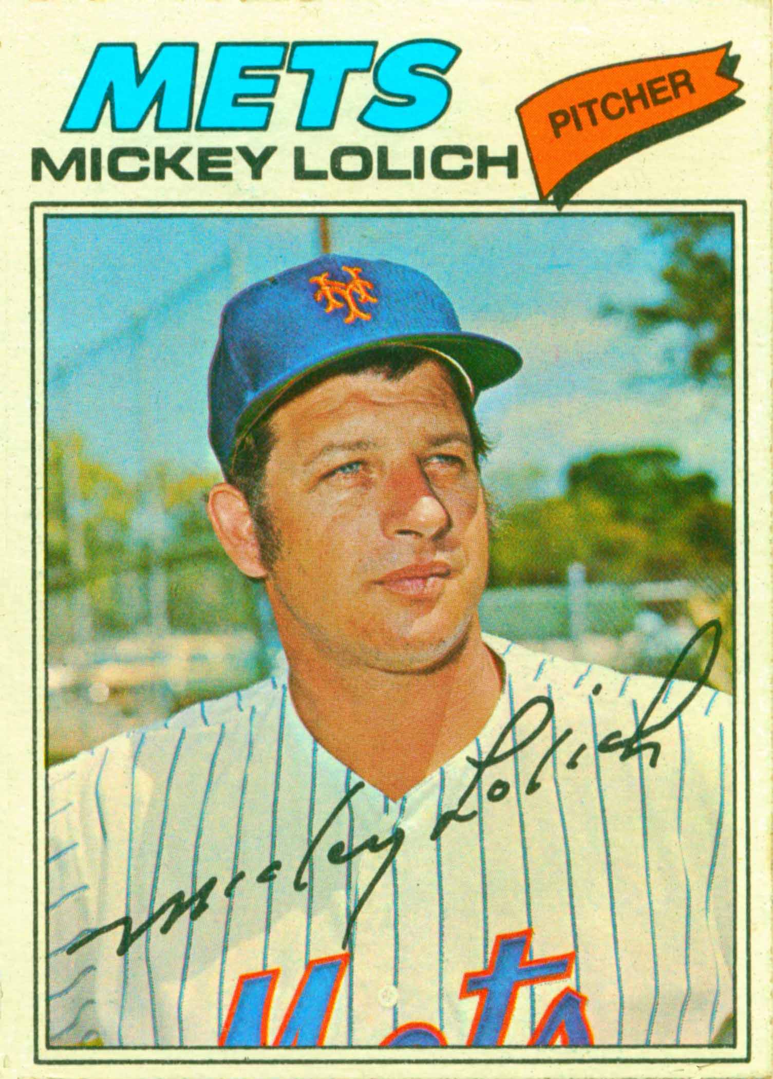 1972 Topps - Mickey Lolich #450 (Pitcher) - Autographed Ba…