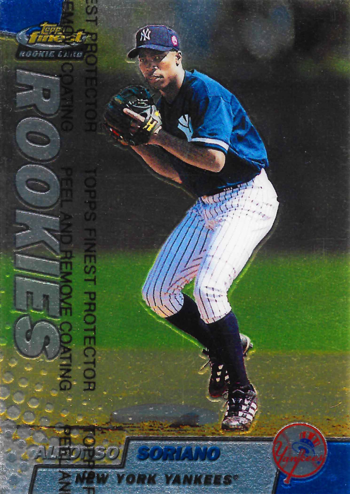 2006 Topps Finest Baseball Alfonso Soriano Washington 