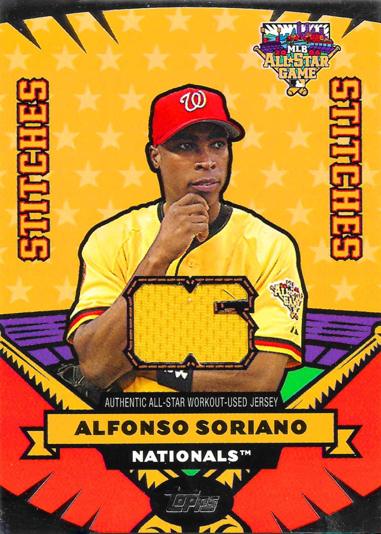 2006 Topps Update All Star Stitches Jersey