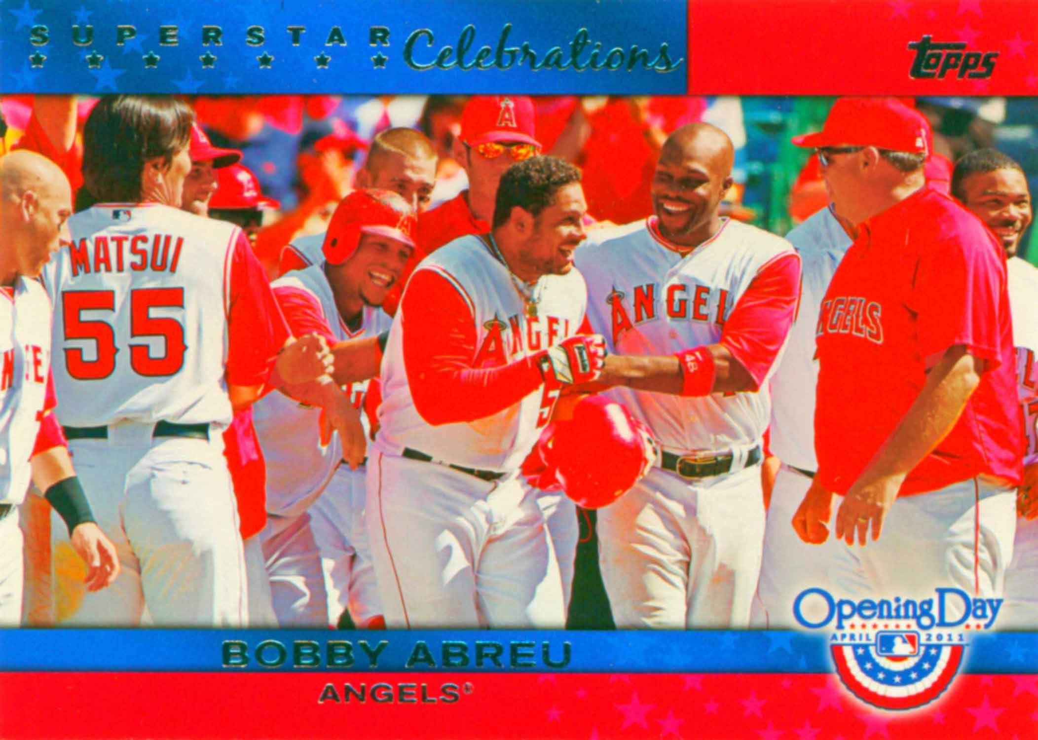 2011 Topps Opening Day Superstar Celebrations