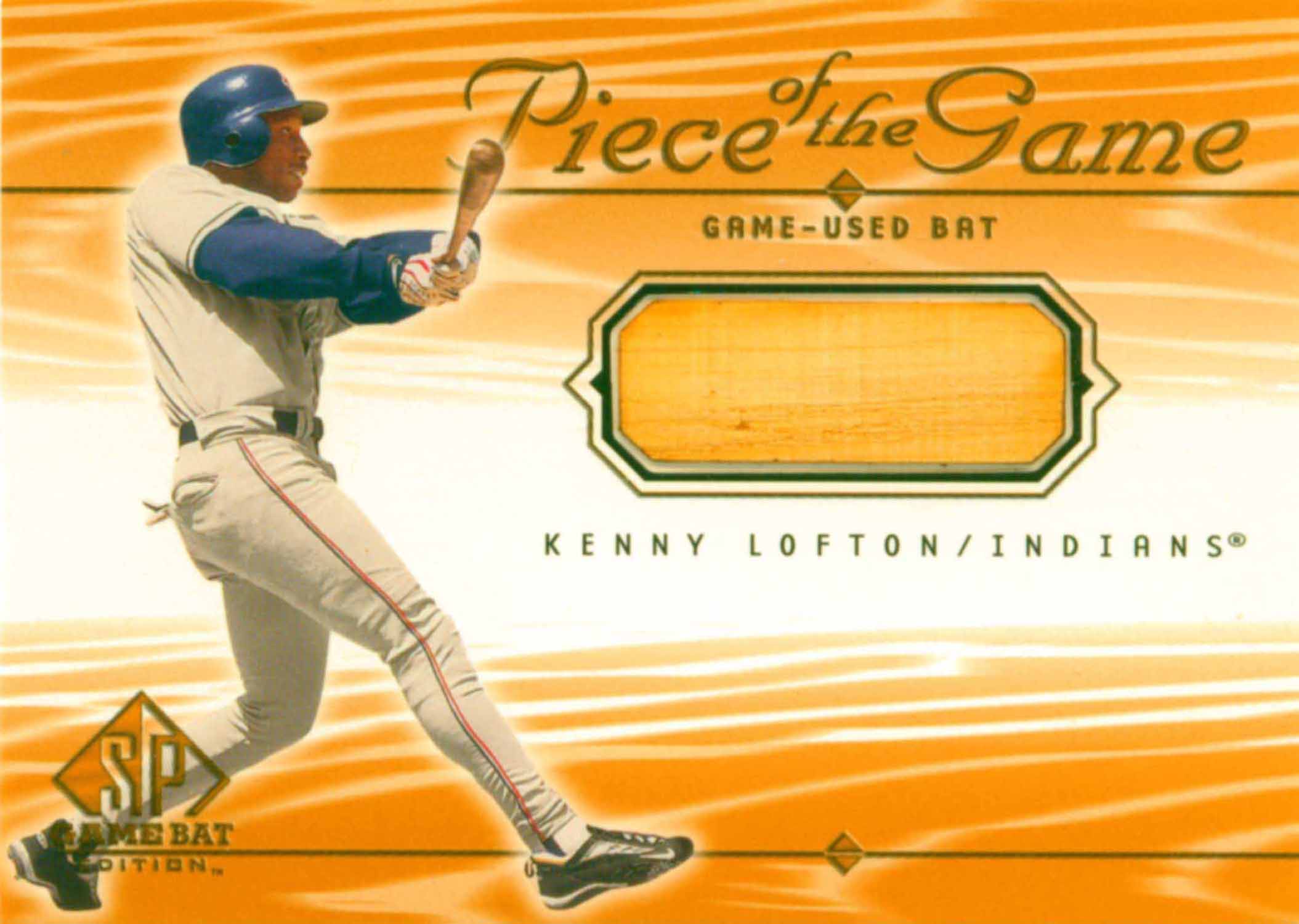 2001 SP Game Bat Edition Piece of the Game