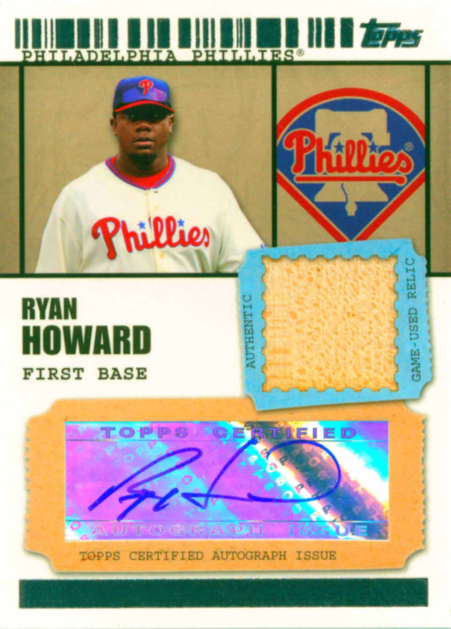 2009 Topps Ticket to Stardom Autograph Relics Bat