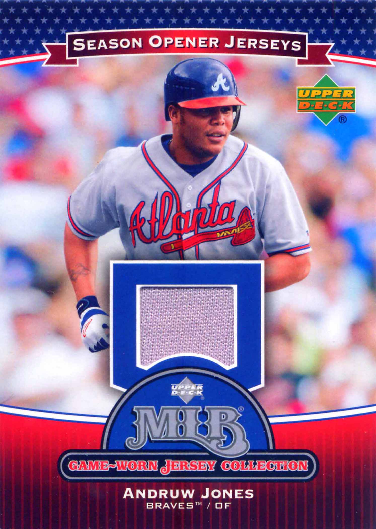 2005 Upper Deck Season Opener MLB Game-Worn Jersey Collection