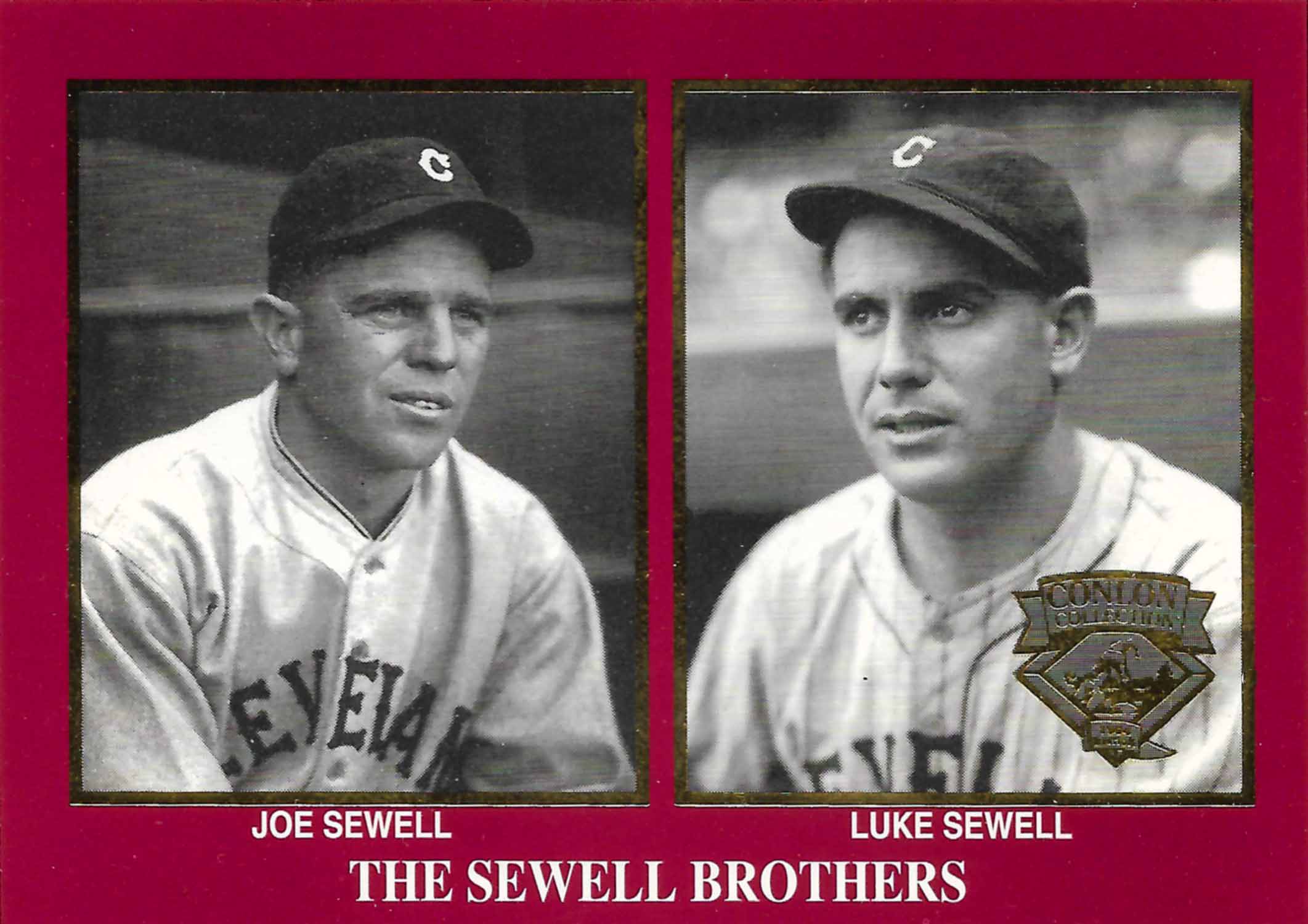 1994 Conlon The Sporting News Burgundy The Sewell Brothers