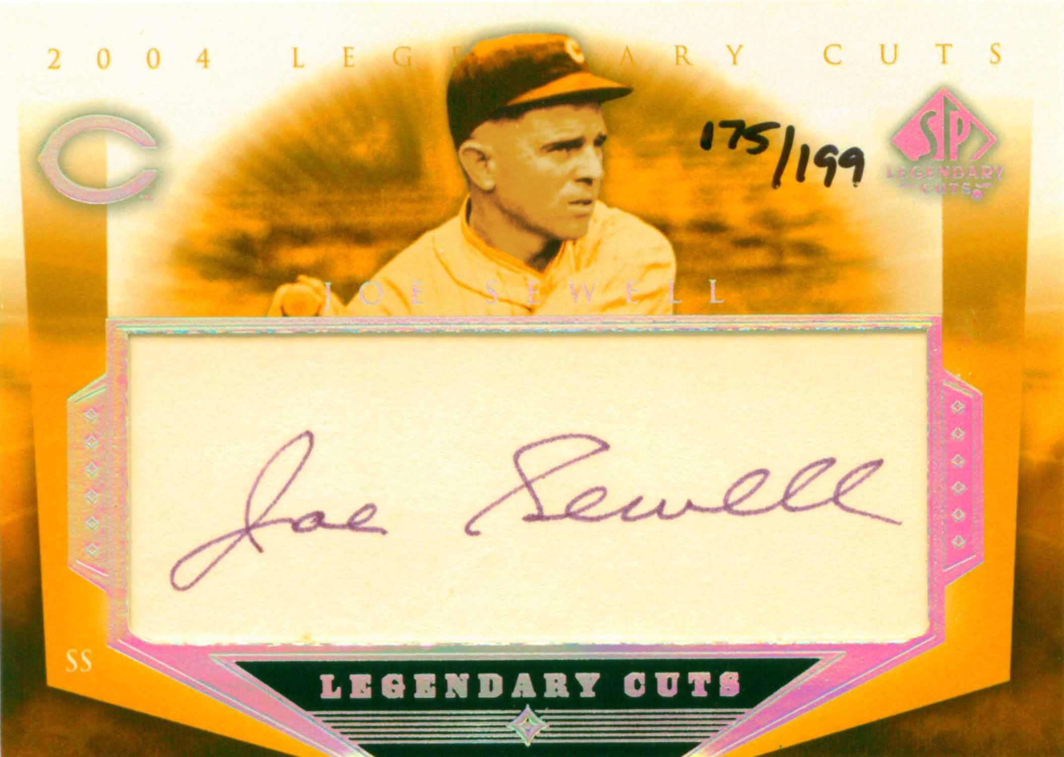 2004 SP Legendary Cuts Autographs