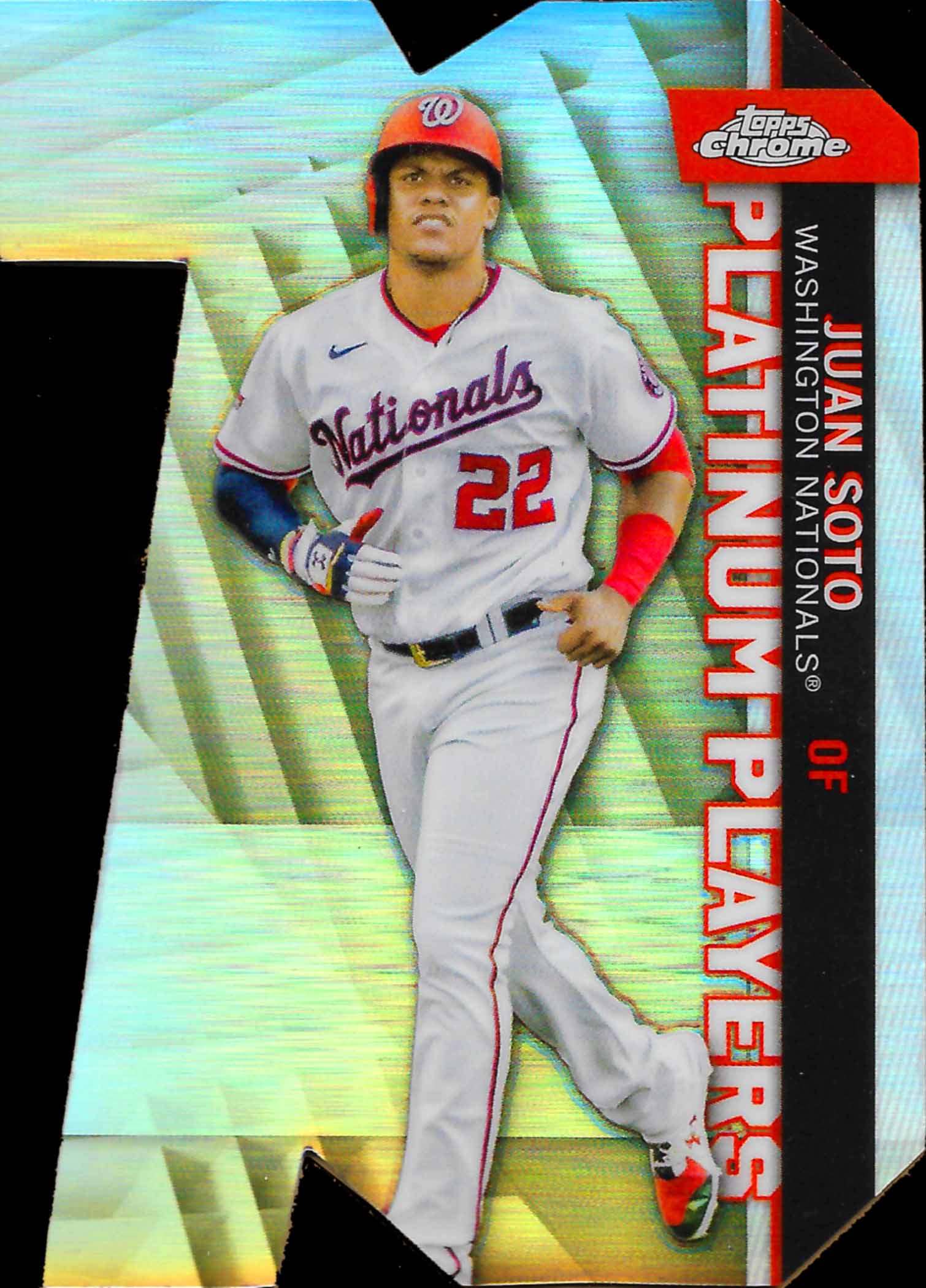 2021 Topps Chrome Update Platinum Player Die Cuts