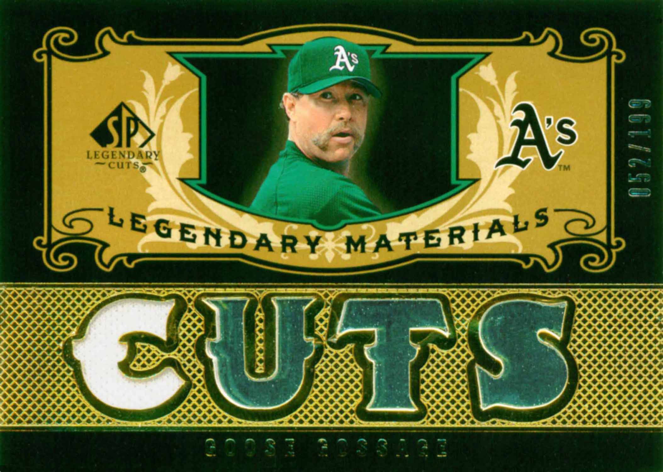 2007 SP Legendary Cuts Legendary Materials